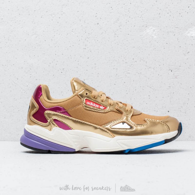 pp-「p」 adidas Falcon W Gold Metallic/ Gold Metallic/ Off White | Footshop