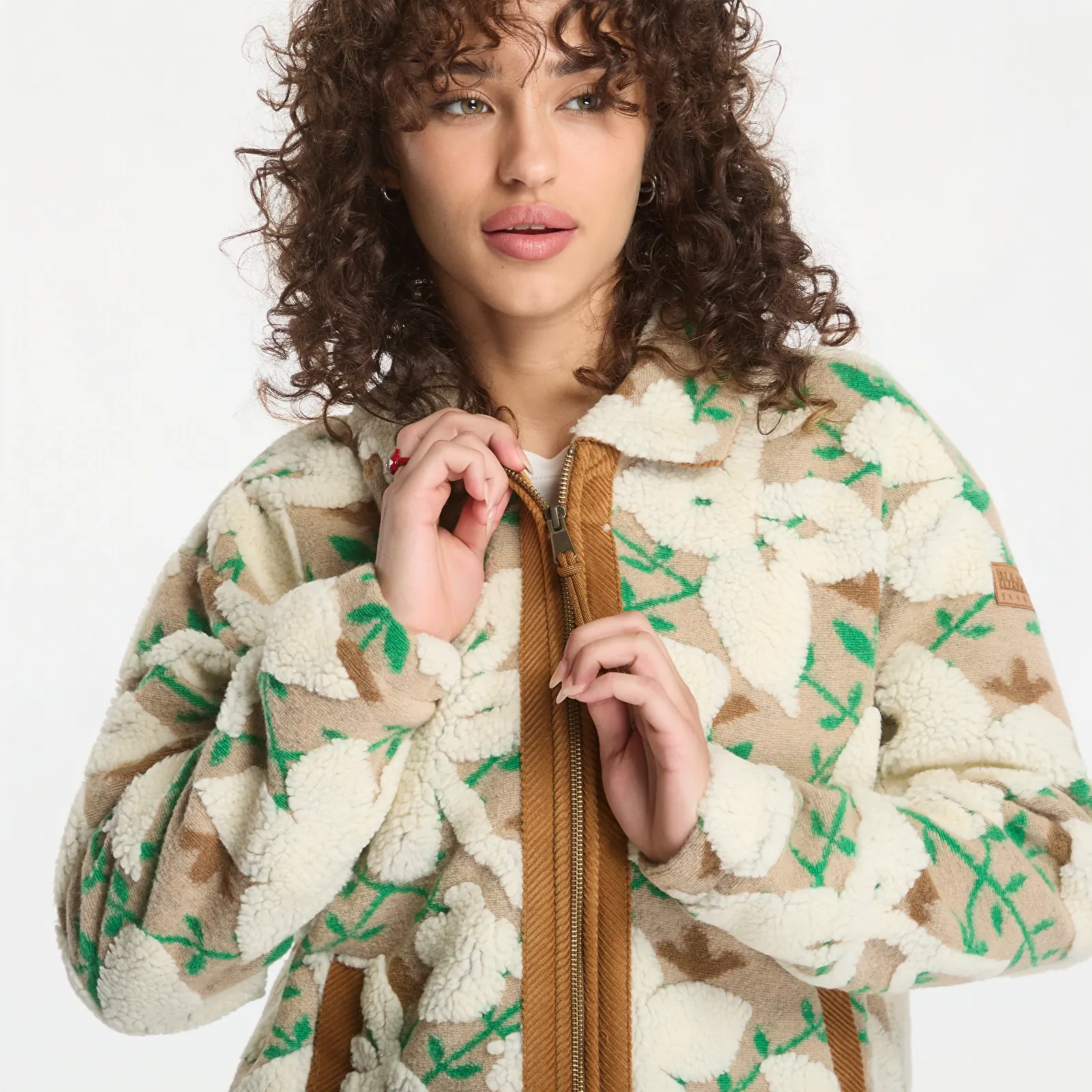 Худі та реглани Napapijri T-Bloom Full Zip Fleece Sweatshirt Flower