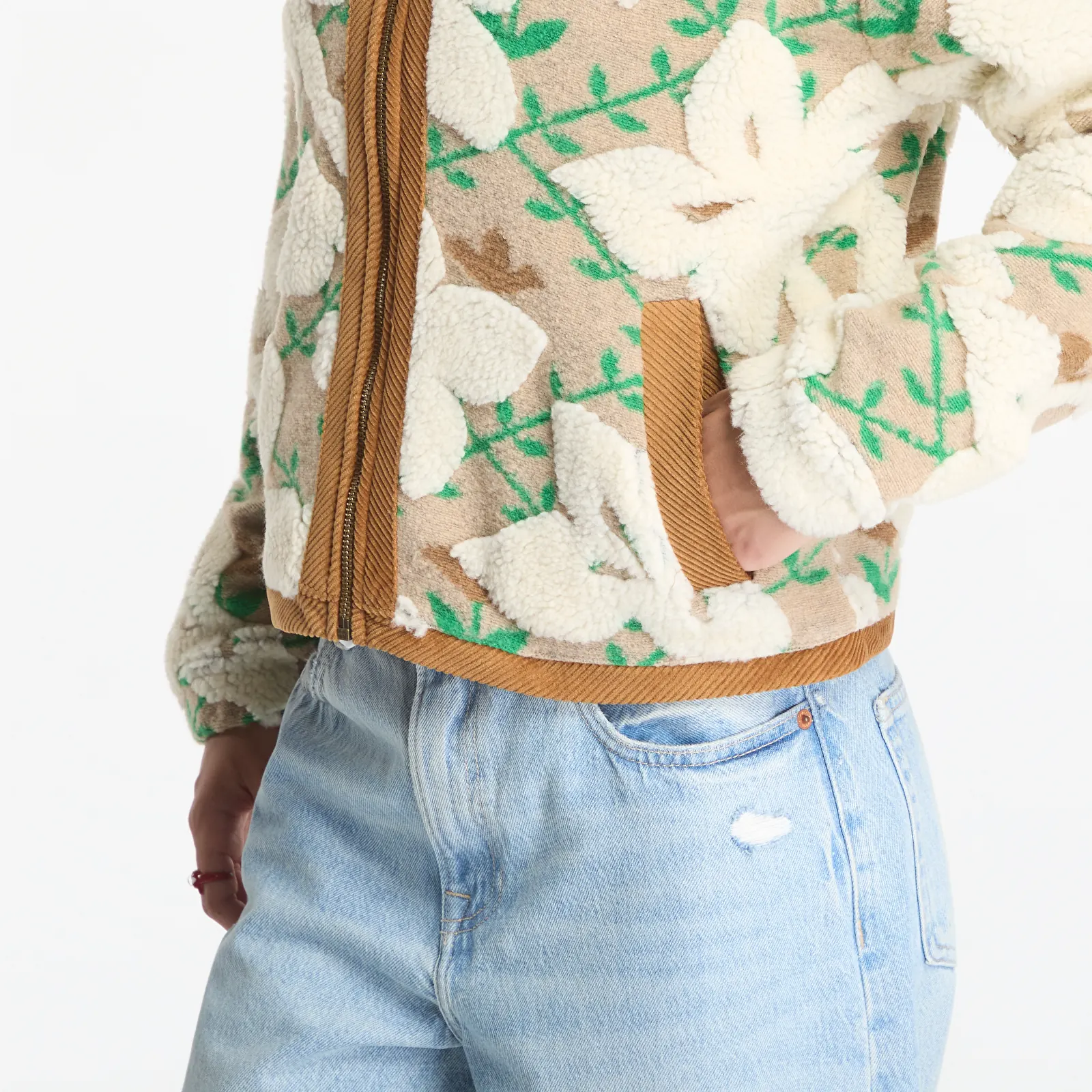 Худі та реглани Napapijri T-Bloom Full Zip Fleece Sweatshirt Flower
