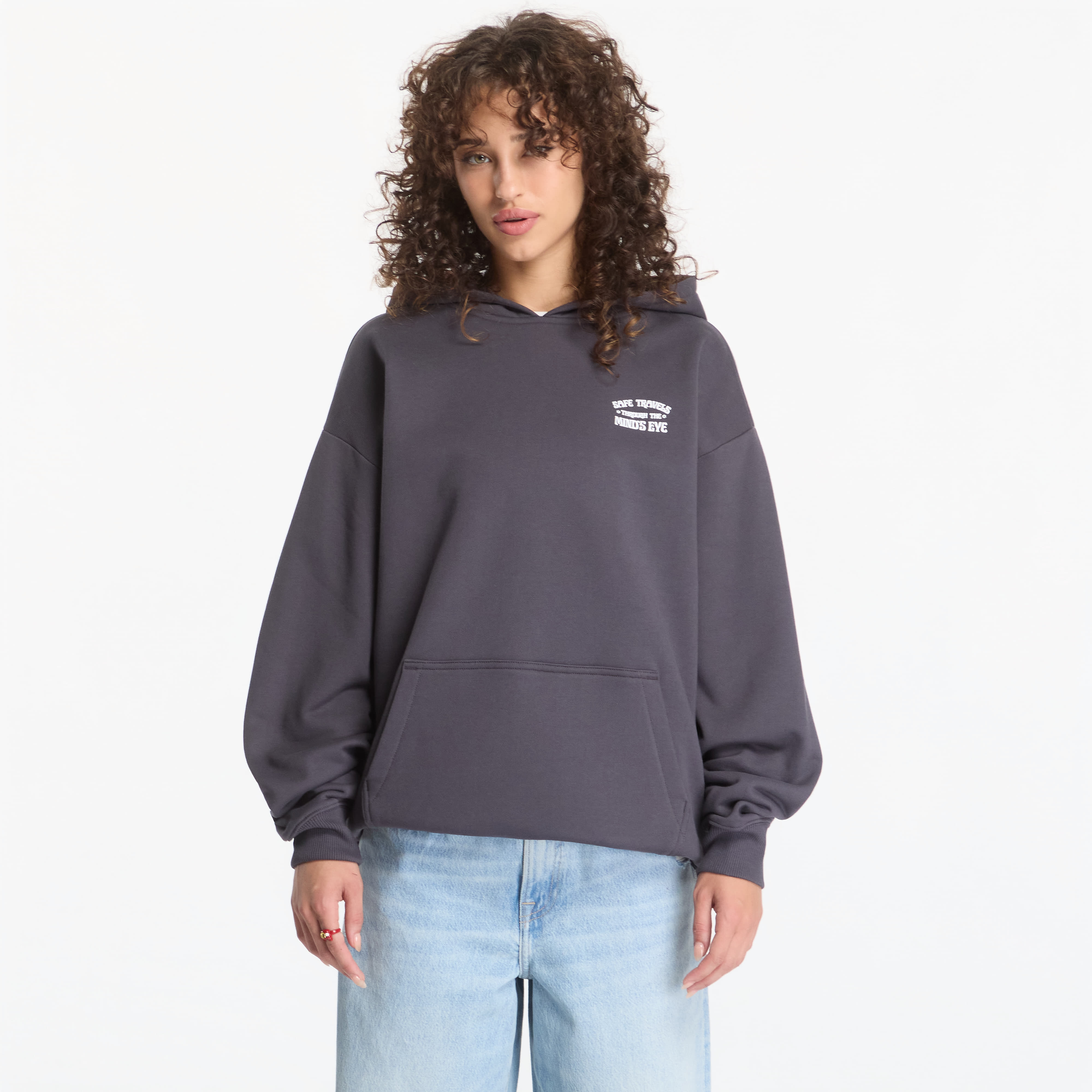 Суитшърт Vans Minds Eye OS Hoodie Charcoal Grey S