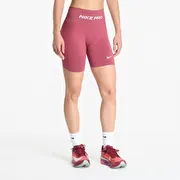 Nike Pro Seamless Women's High-Waisted 5" Biker Shorts Pink Smoke/ White