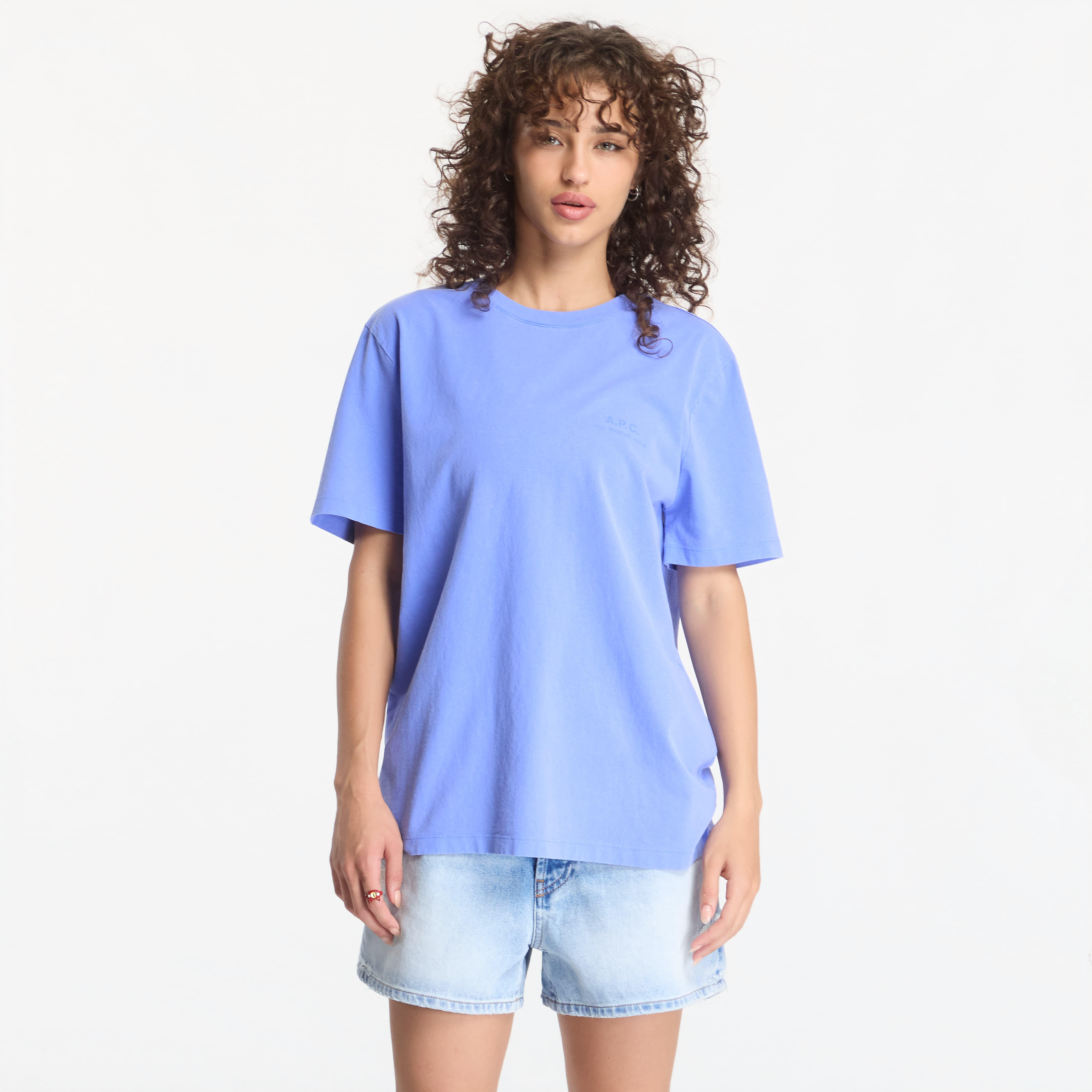 T-shirt A.P.C. T-Shirt Gabby UNISEX Blueberry XL
