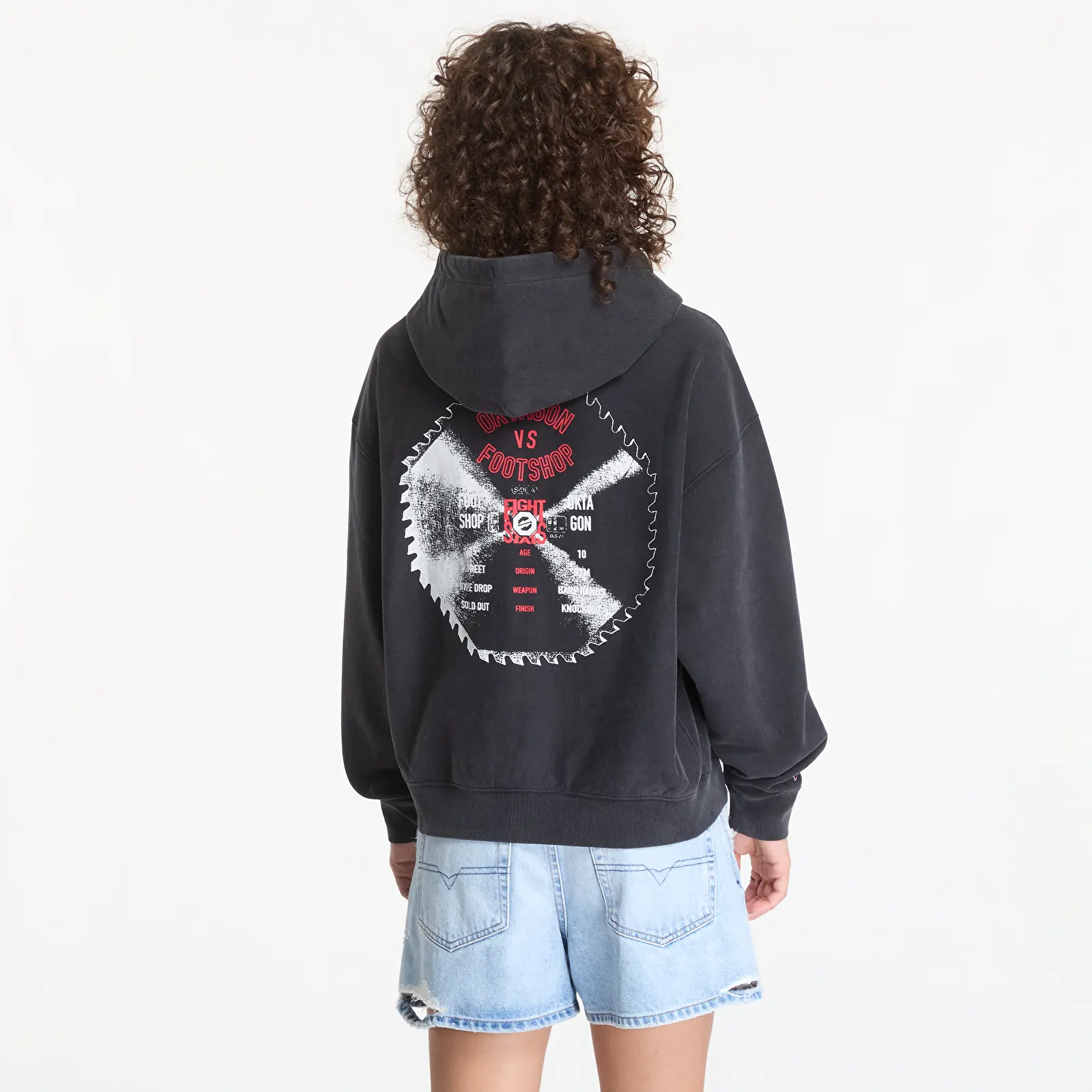 Sweatshirts Footshop x Oktagon Zip-Up Hoodie Black