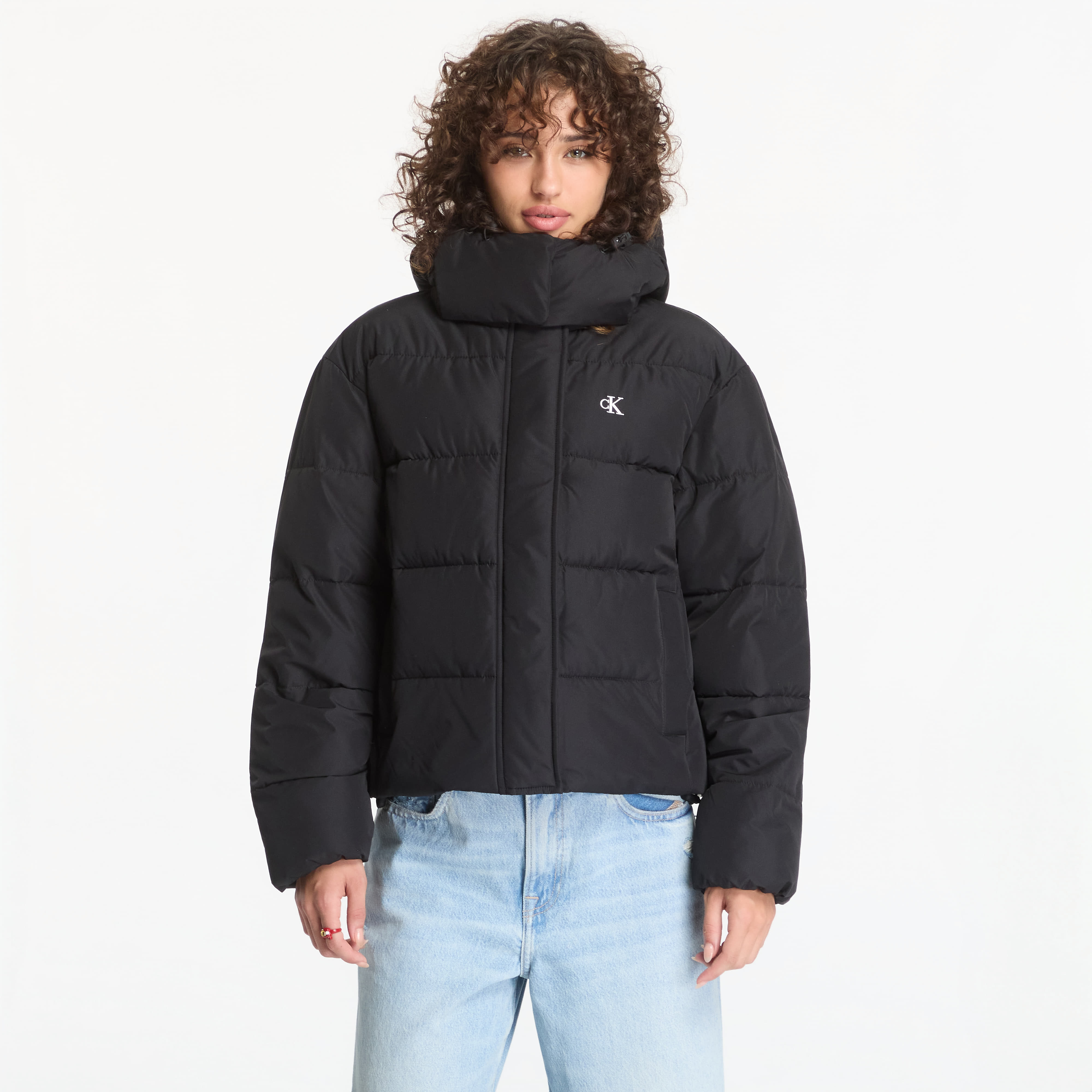 Chaqueta Calvin Klein Jeans Matte Mw Short Puffe Black L