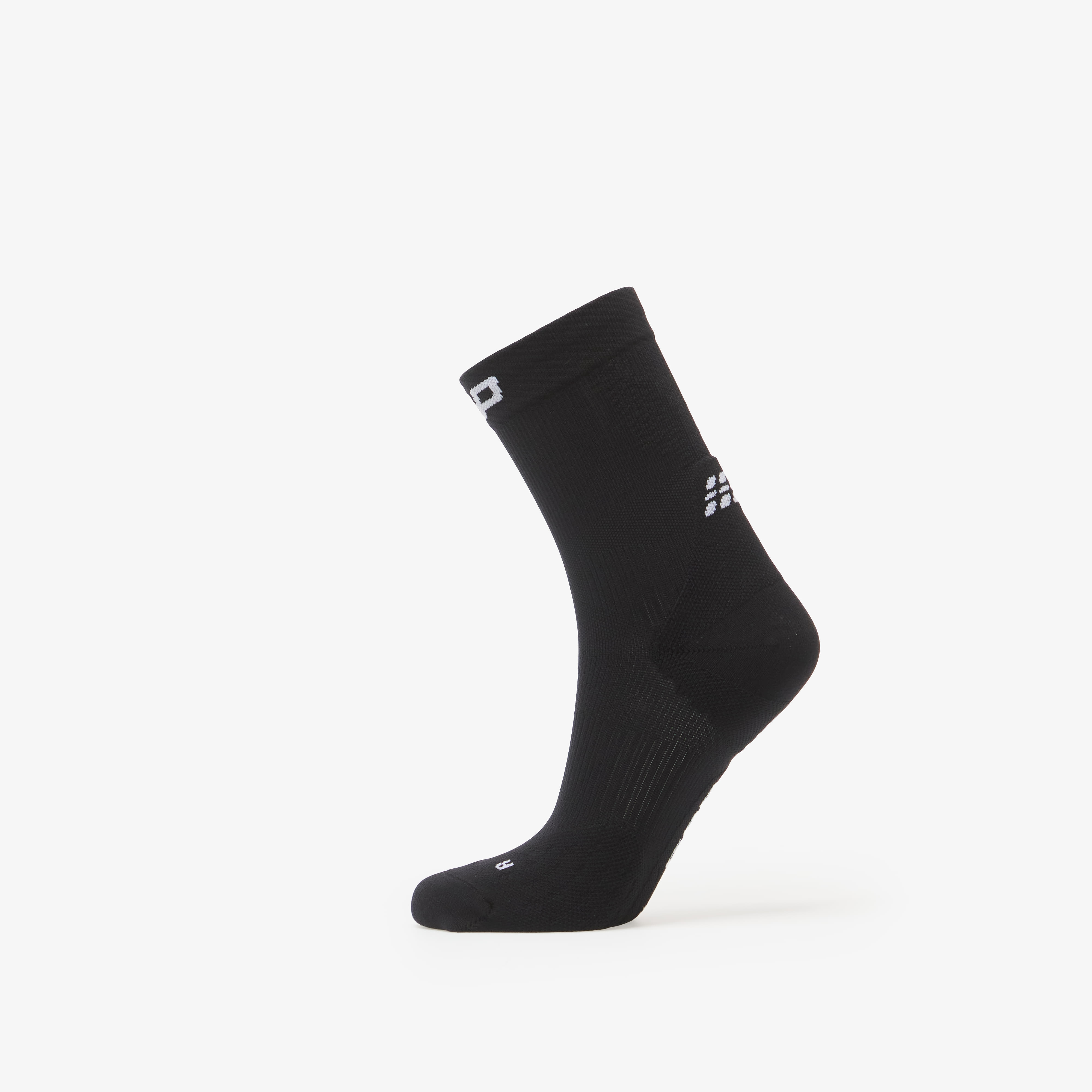 CEP Women's Core Run Mid Cut Compression Socks 5.0 1-Pack Black L