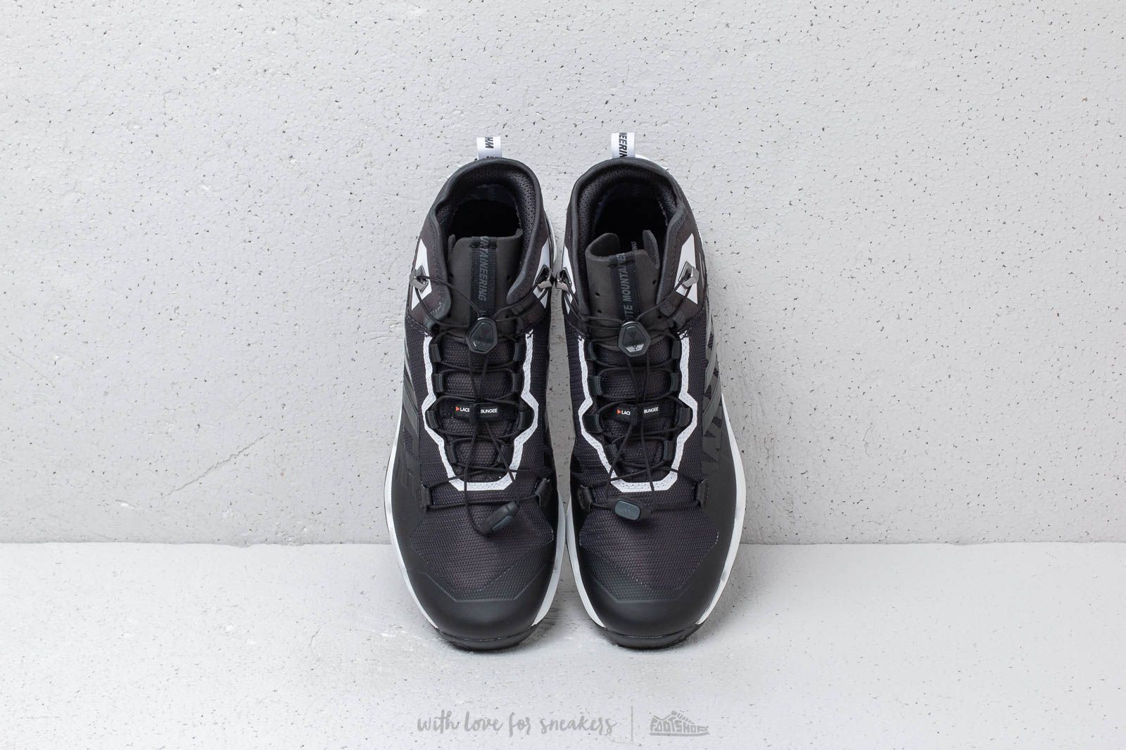 Scarpe uomo Adidas x White Mountaineering Terrex Fast GTX Carbon Core Black Footwear White Footshop