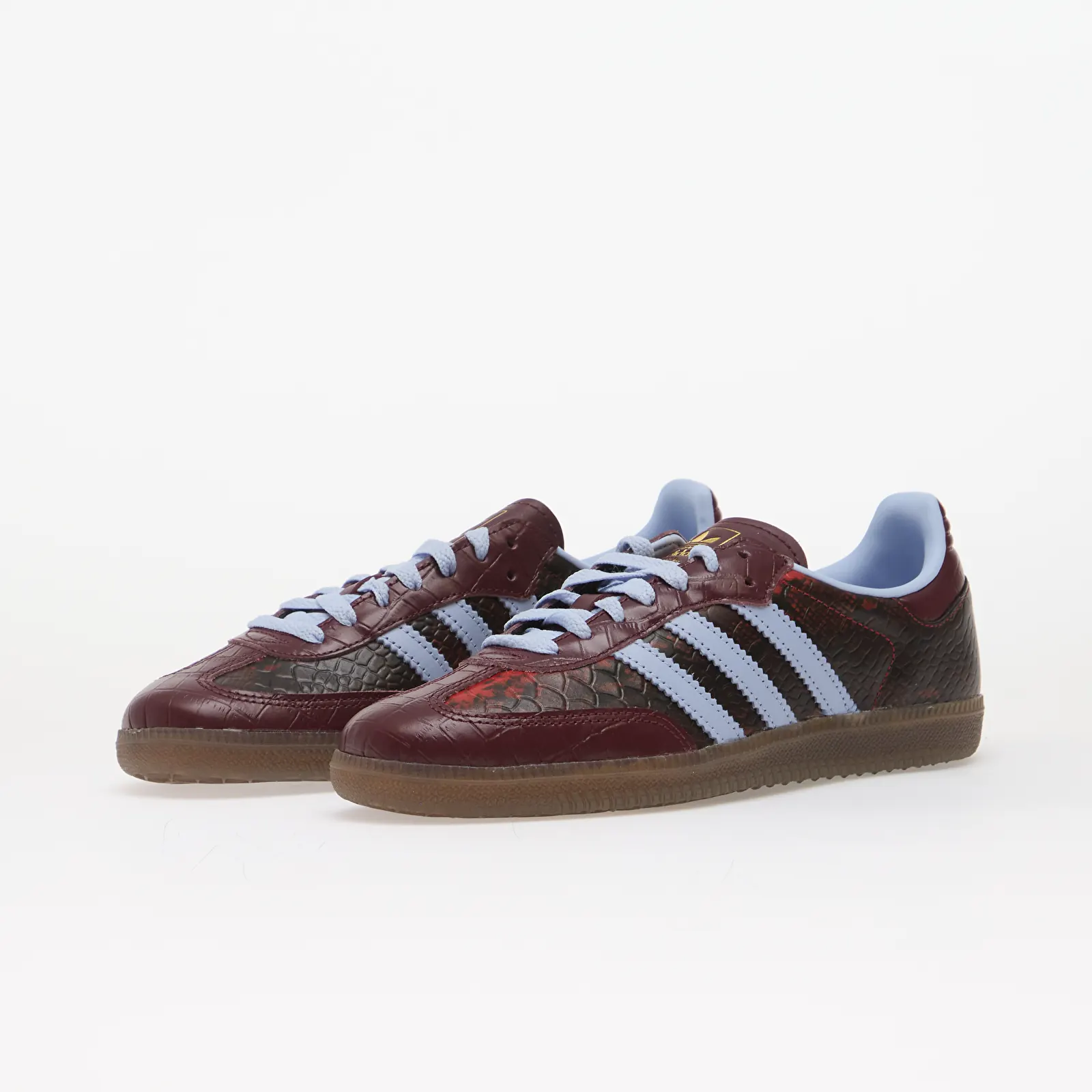 Мужская обувь adidas Samba OG Maroon/ Blue Dawn/ Gold Met.