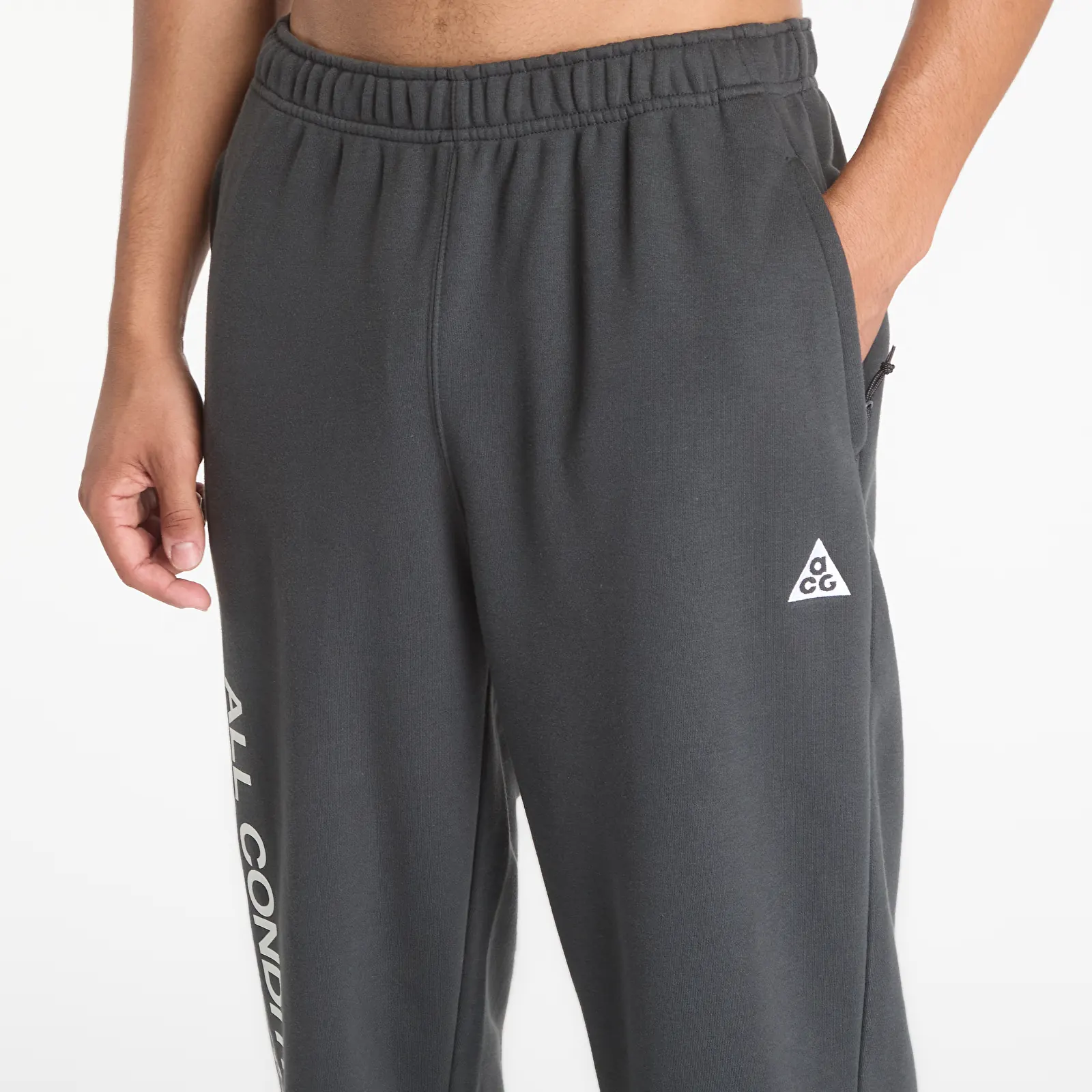Pantalon survêtement Nike ACG Tuff Fleece Dri-FIT Pants Dk Smoke Grey/ White