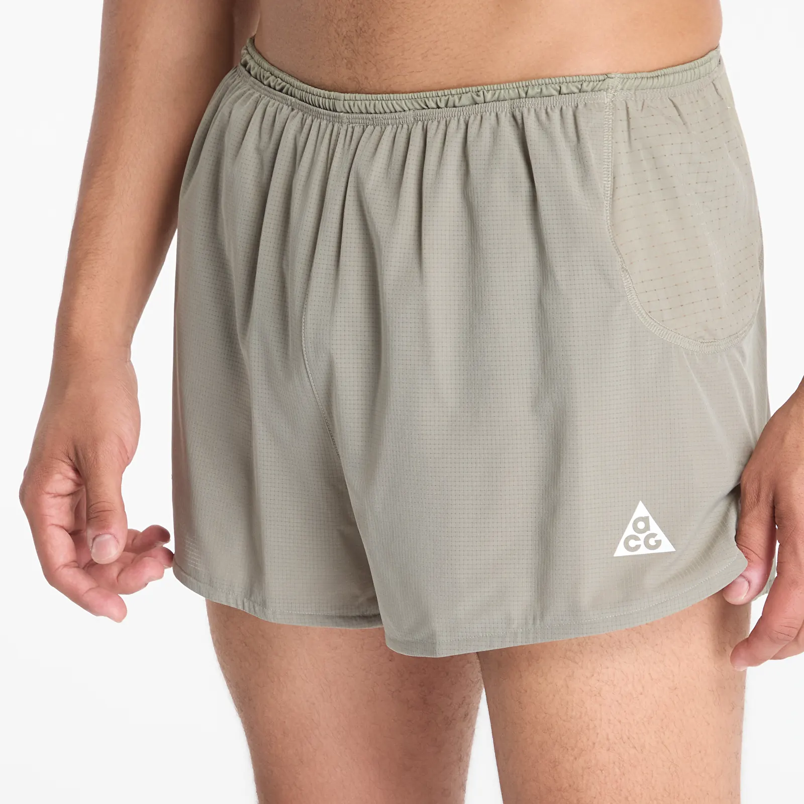 Calções Nike ACG "Trailwind" Men's Dri-FIT ADV Trail Running Shorts Light Army/ White