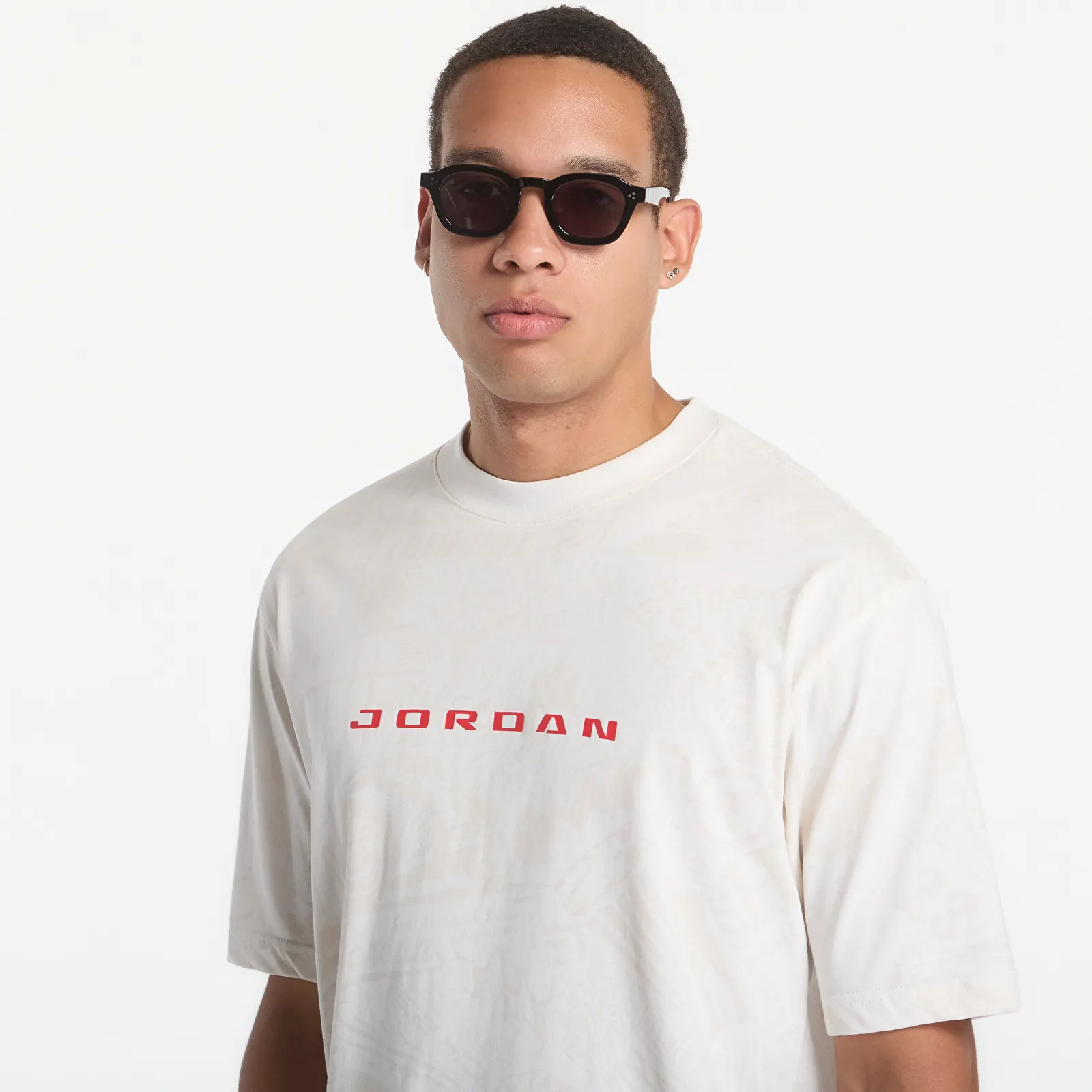 T-Shirts Jordan Brooklyn Men's T-Shirt Phantom/ University Red