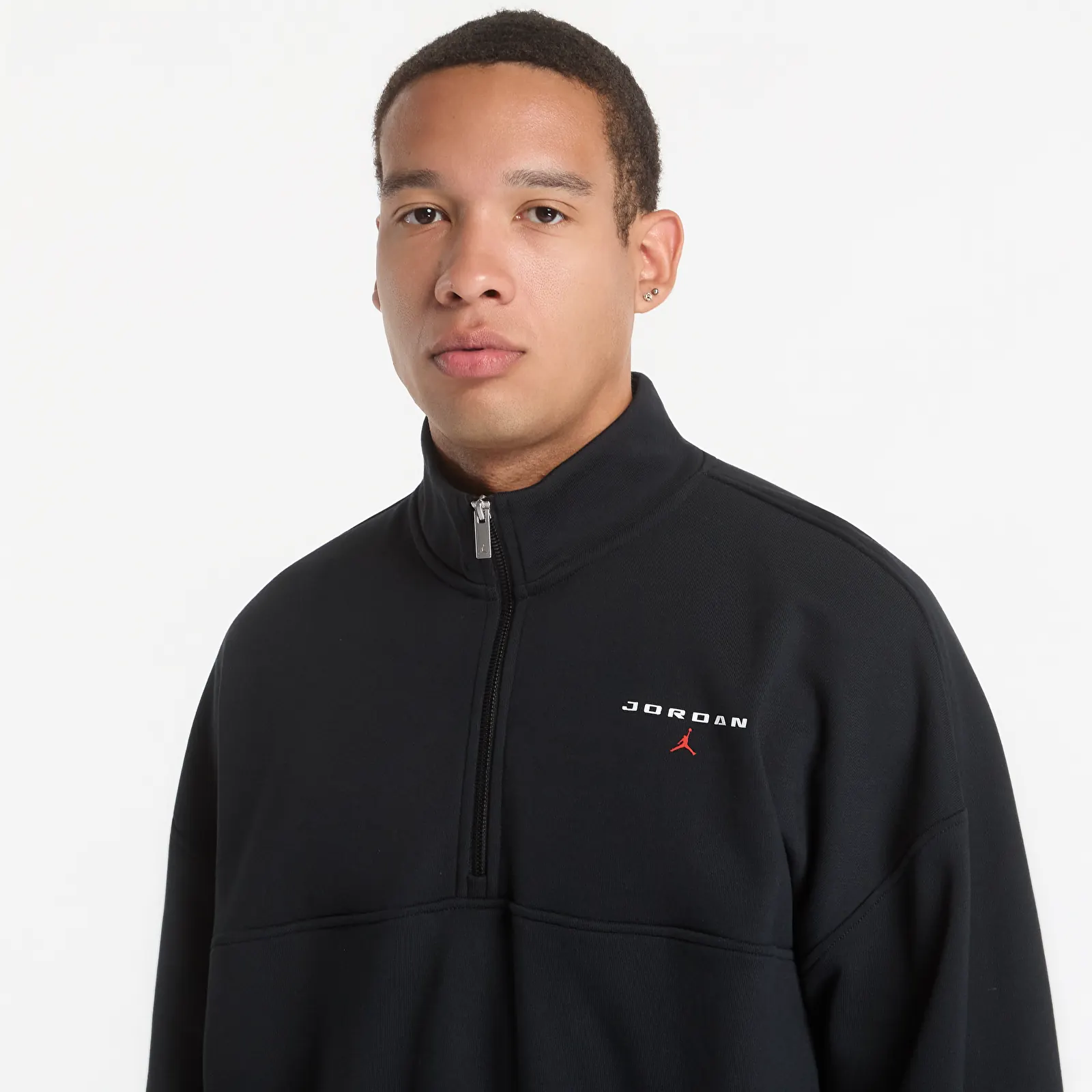 Sweatjacken und Sweatshirts Jordan Flight Fleece Men's 1/4-Zip Top Black