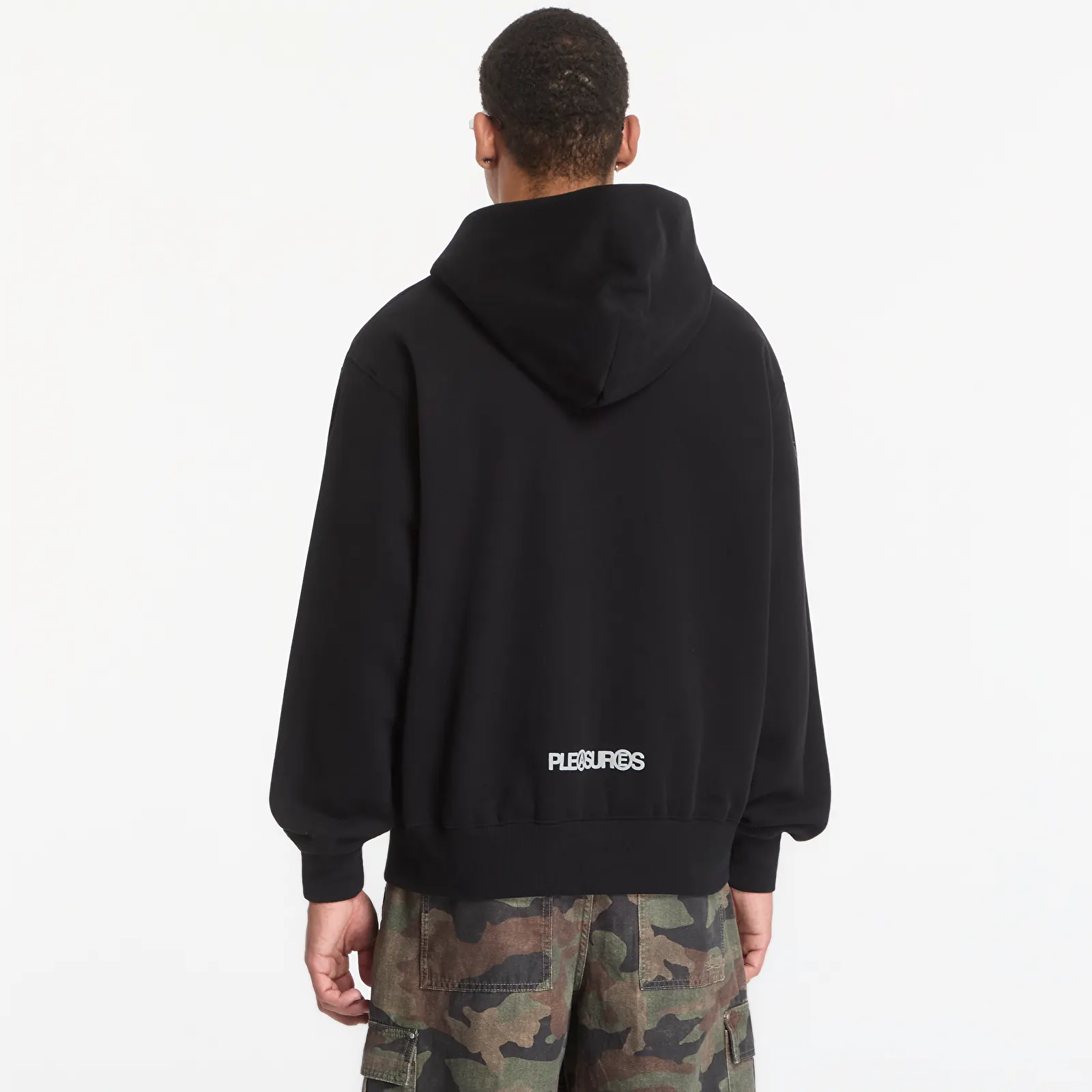 Mikinas ar kapuci un sporta krekli PLEASURES Zine Zip Hoodie Black