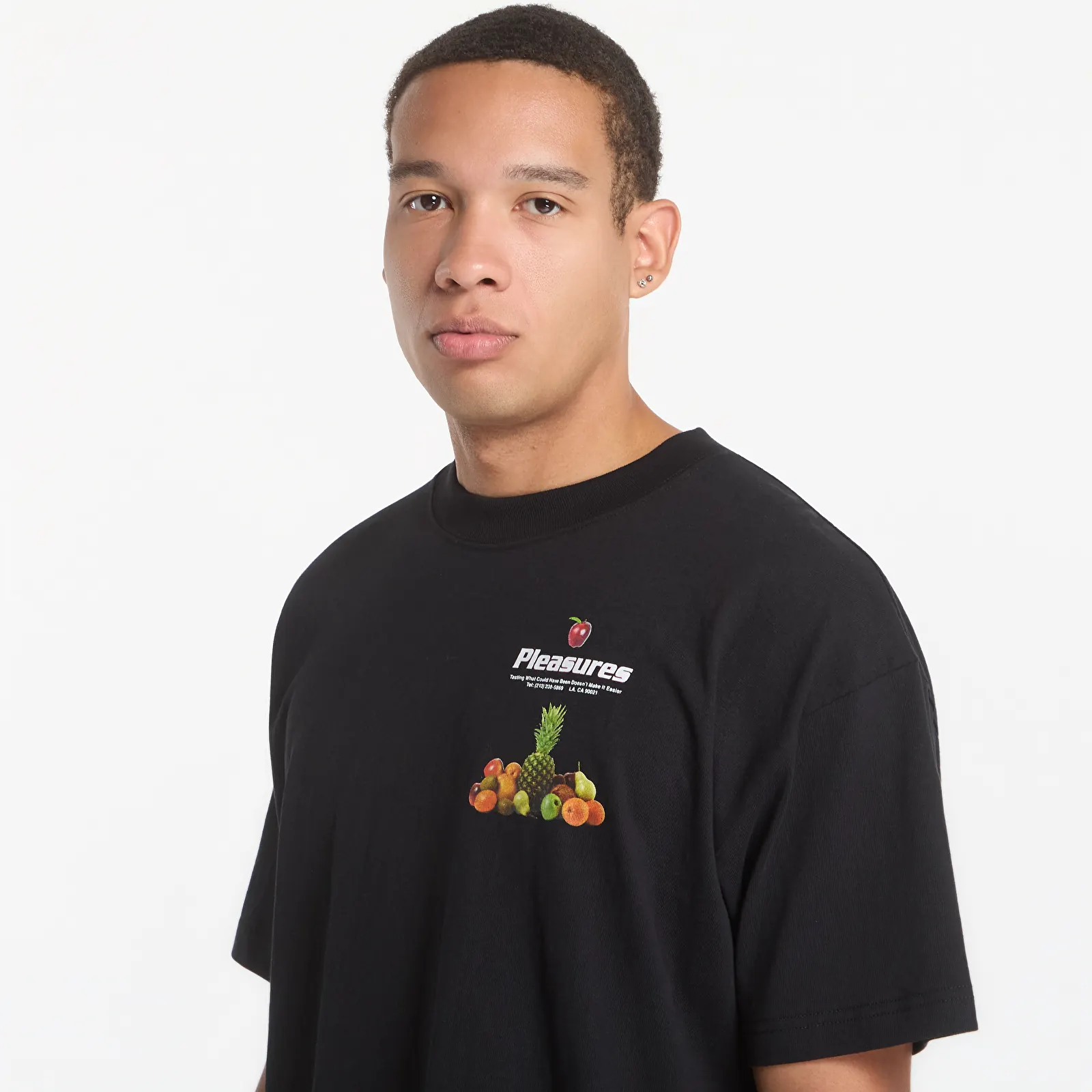 Tričká PLEASURES Delivery T-Shirt Black
