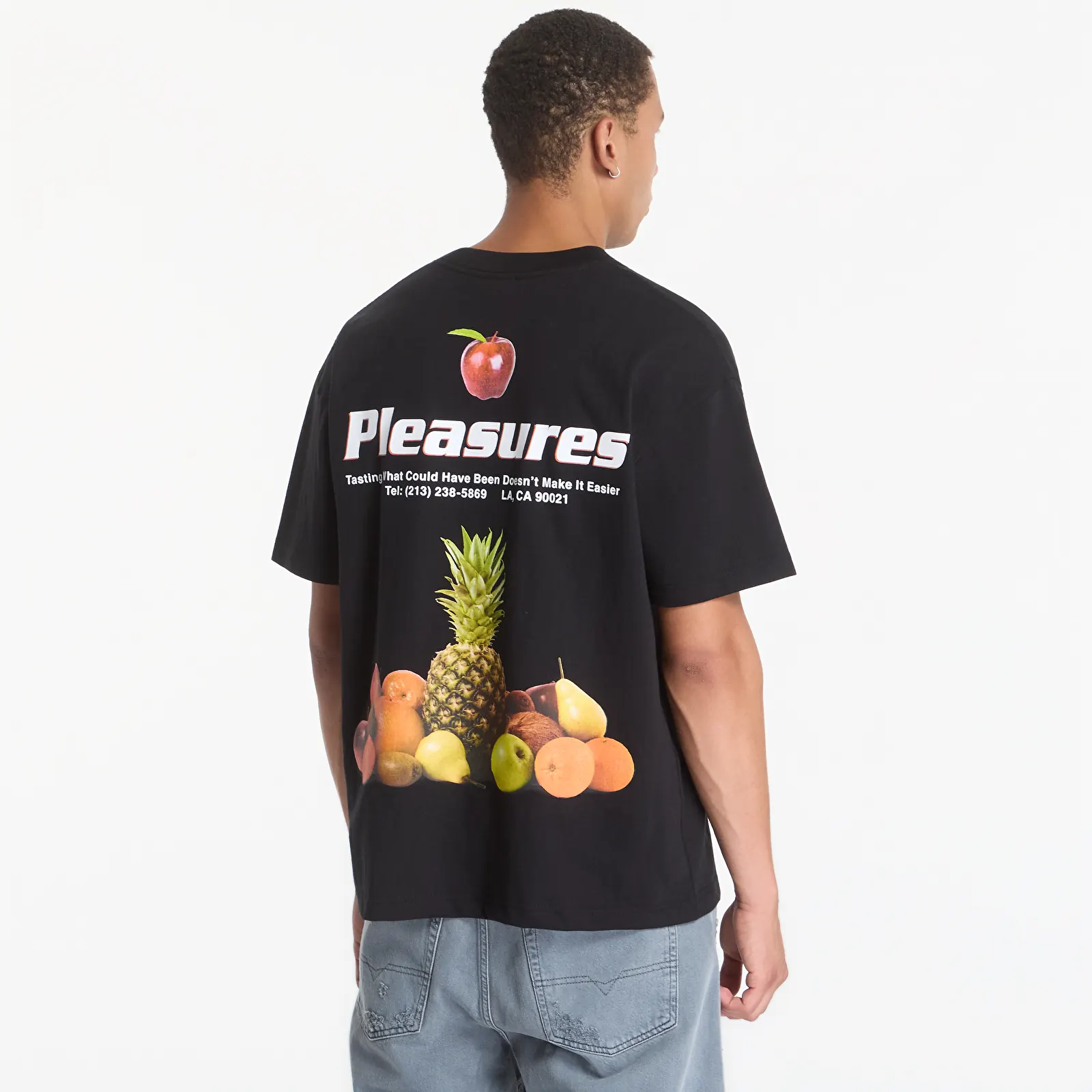 Tričká PLEASURES Delivery T-Shirt Black
