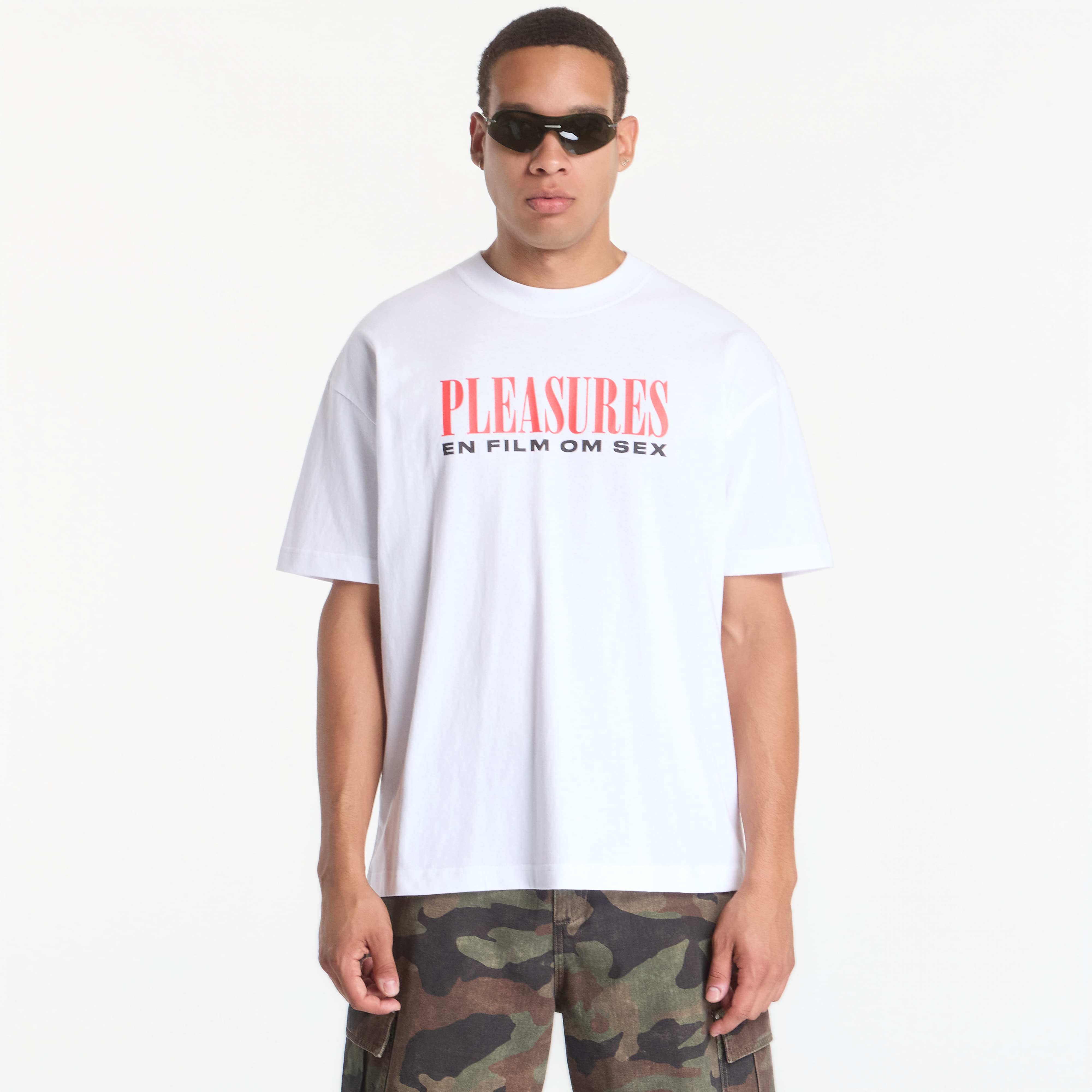 Tricou PLEASURES On Film T-Shirt White XXL