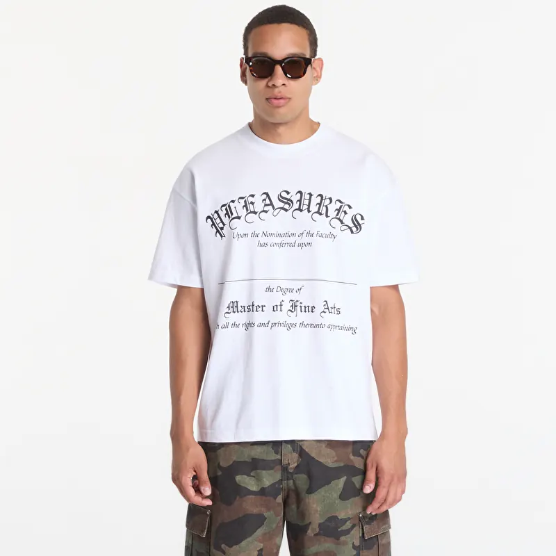 T-shirt PLEASURES Degree T-Shirt White