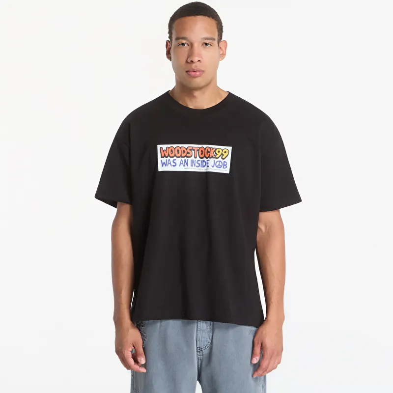 T-shirt PLEASURES Inside Job T-Shirt Black