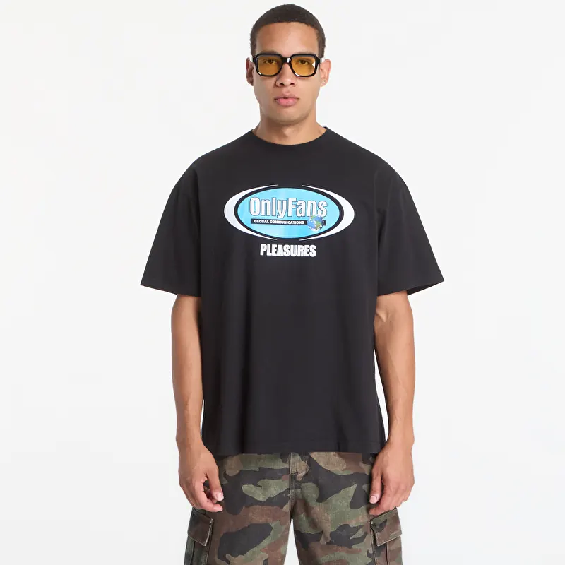 T-shirt PLEASURES x OnlyFans Communications T-Shirt Black