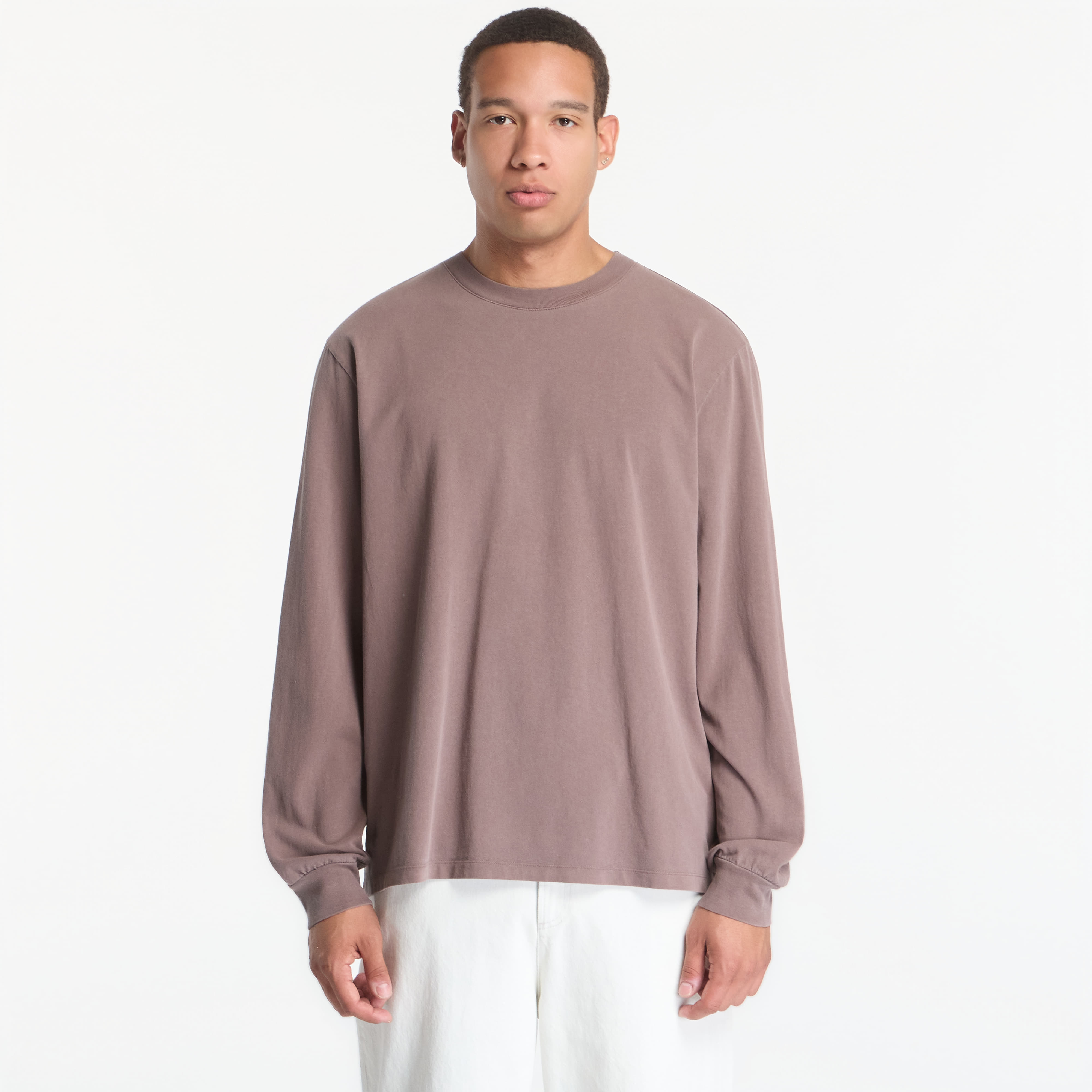 T-shirt A.P.C. Long Sleeve T-Shirt Winter 26 UNISEX Hazelnut Brown M
