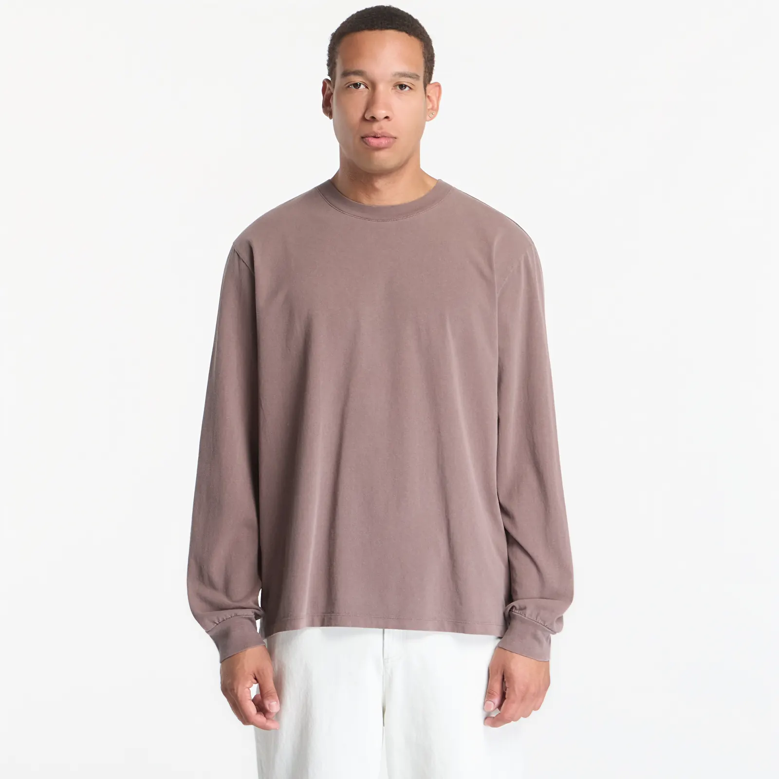 Koszulki A.P.C. Long Sleeve T-Shirt Winter 26 UNISEX Hazelnut Brown