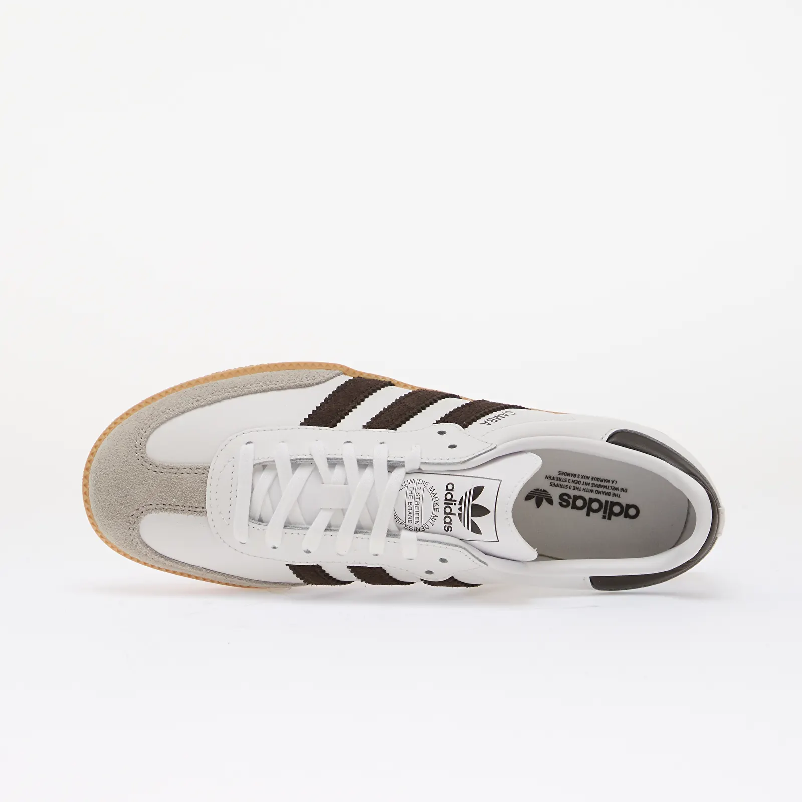 Laste tossud ja kingad adidas Samba OG Kids Ftwr White/ Aurora Coffee/ Gum 3
