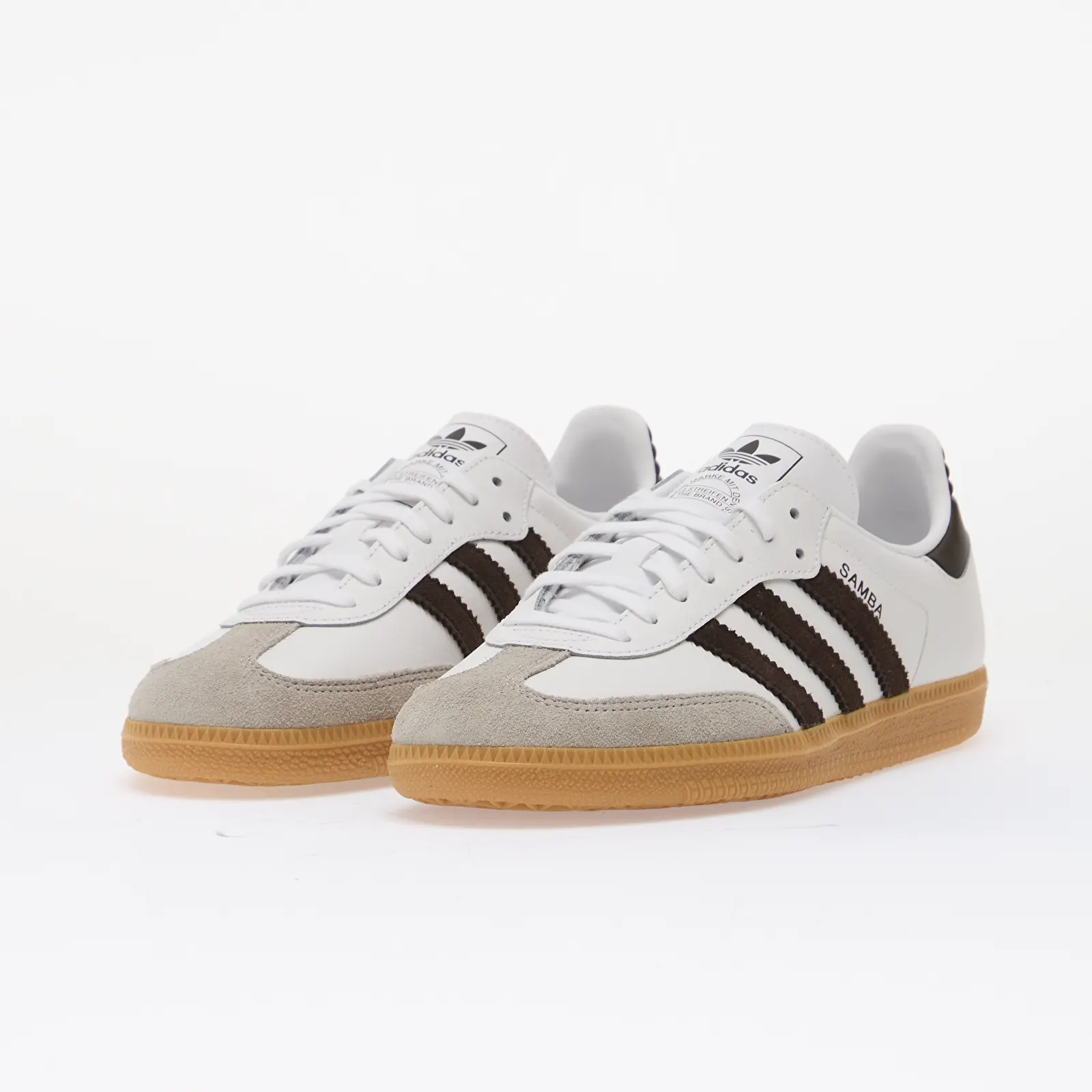 Laste tossud ja kingad adidas Samba OG Kids Ftwr White/ Aurora Coffee/ Gum 3