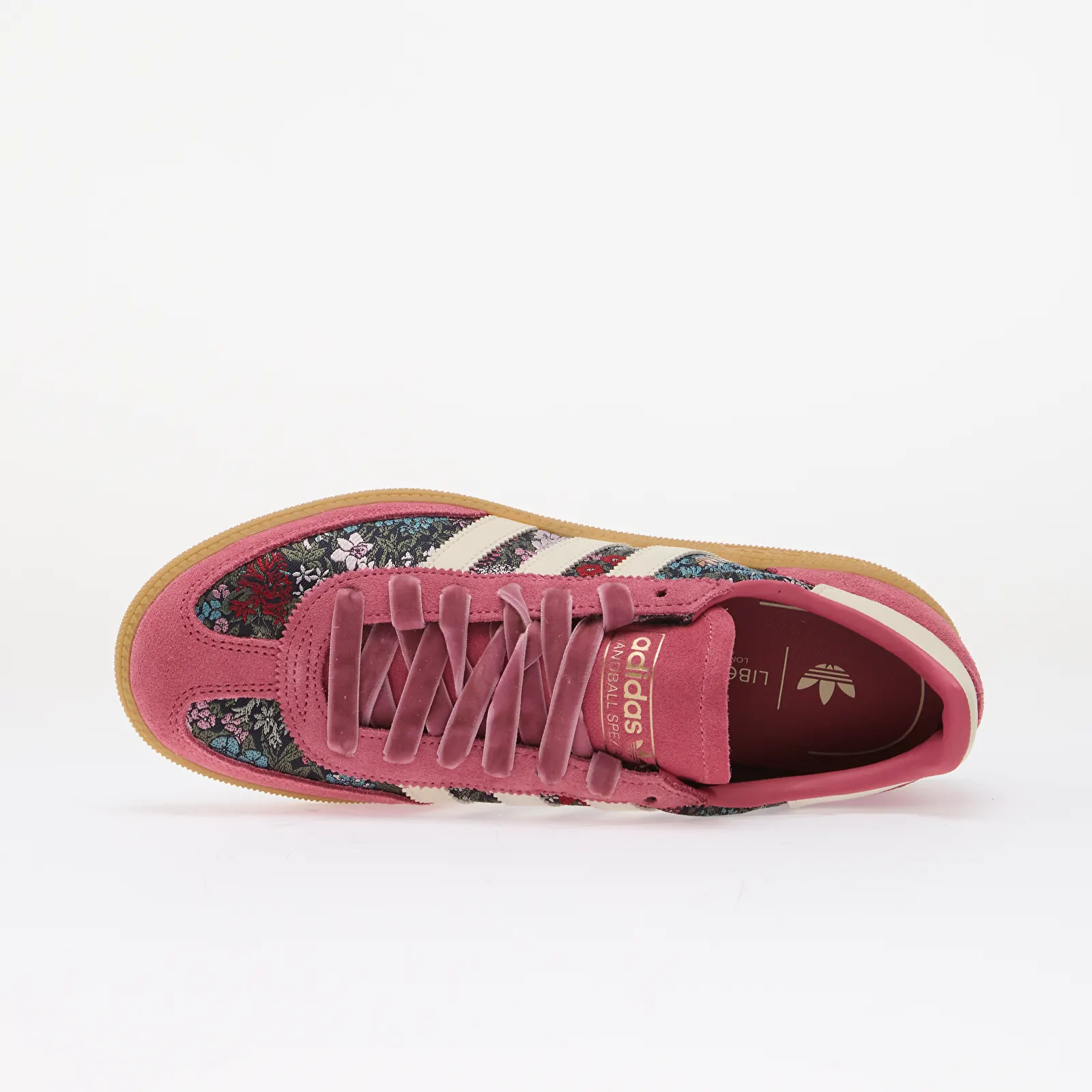 Bērnu kedas un apavi adidas x Liberty London Handball Spezial Equipment Red/ Cream White/ Gum 3