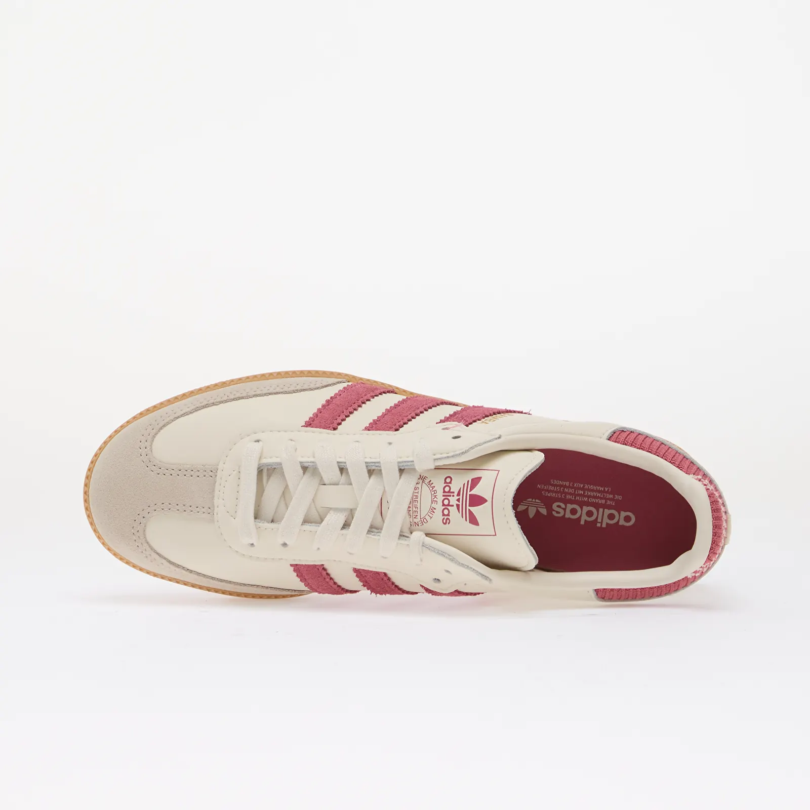 Men's shoes adidas Samba OG Kids Cloud White/ Dual Magenta/ Gum 3