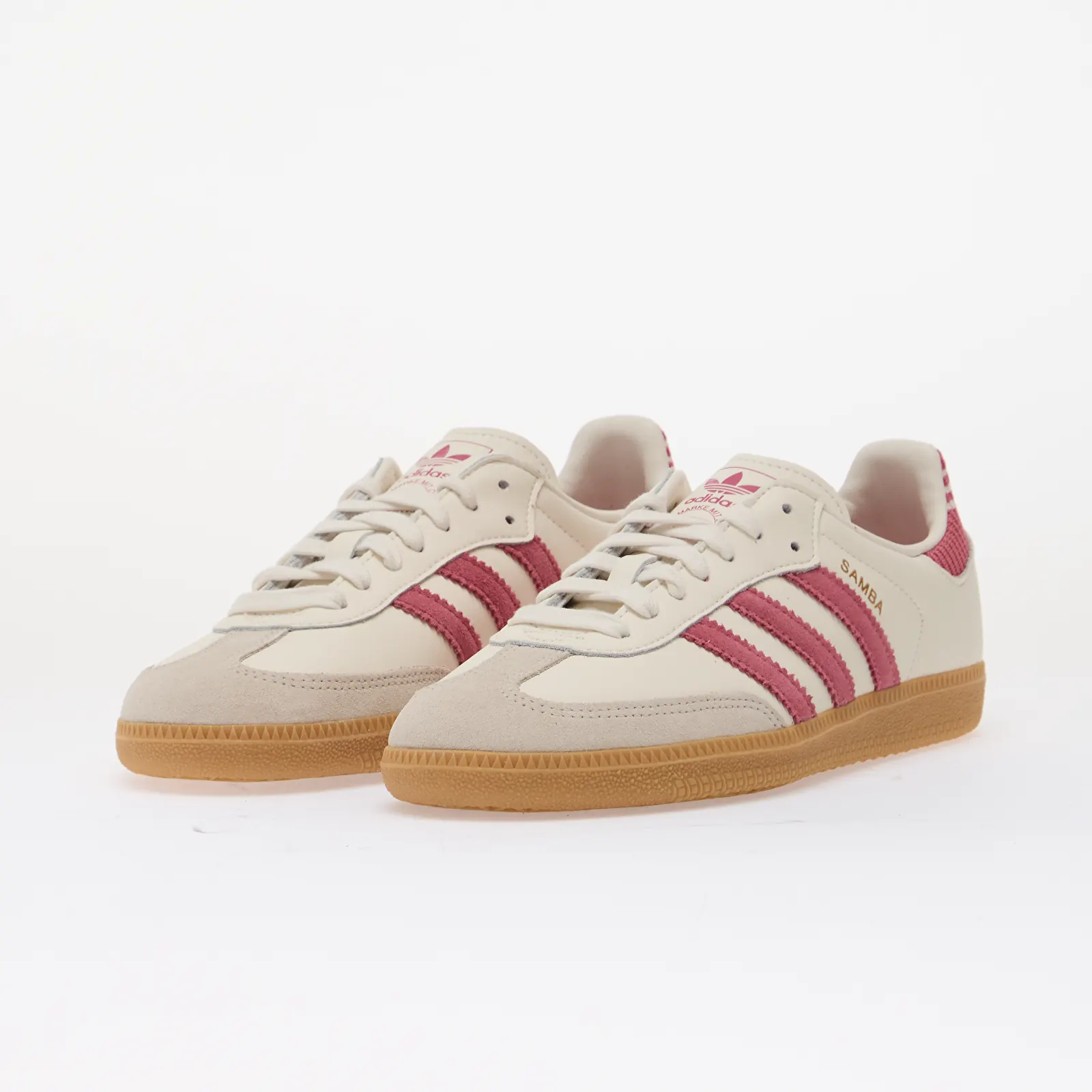 Men's shoes adidas Samba OG Kids Cloud White/ Dual Magenta/ Gum 3