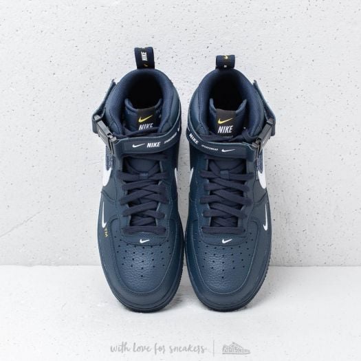 Nike air force 1 outlet mid 07 lv8 obsidian white