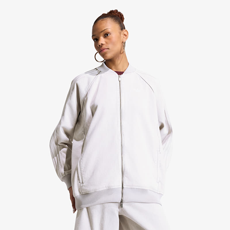 Jacke adidas SST Oversized Denim Tracktop Clear Grey Denim