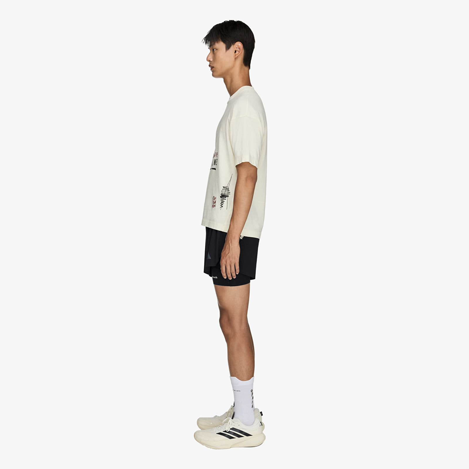   Μπλούζες adidas x Song For The Mute Running T-shirt UNISEX Cream White