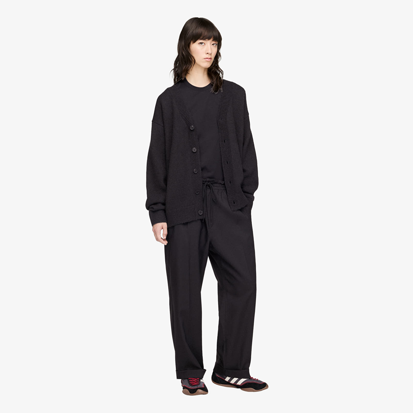 Pullover Y-3 Chito Graphic Knitted Cardigan UNISEX Black