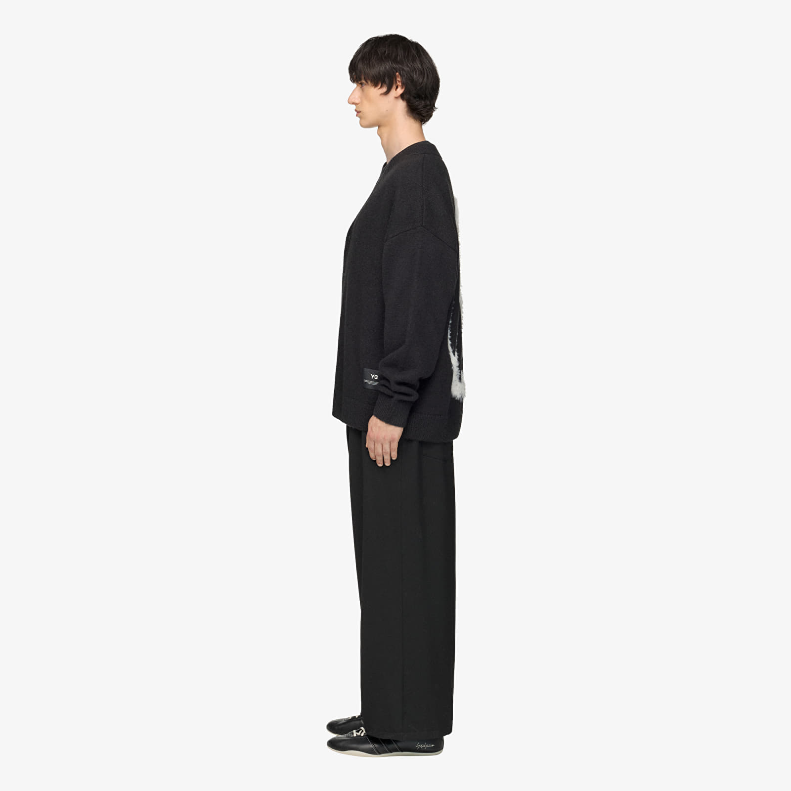 Pullover Y-3 Chito Graphic Knitted Cardigan UNISEX Black