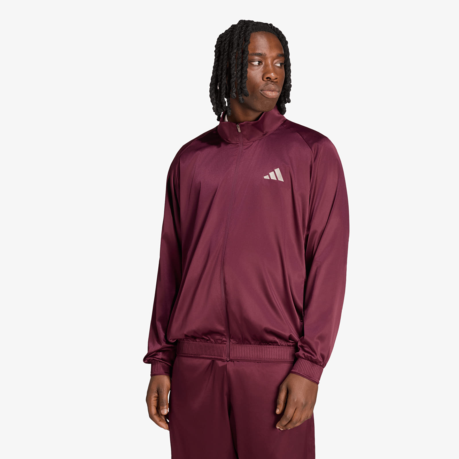 Geci adidas Tennis Cover Up Jacket Maroon