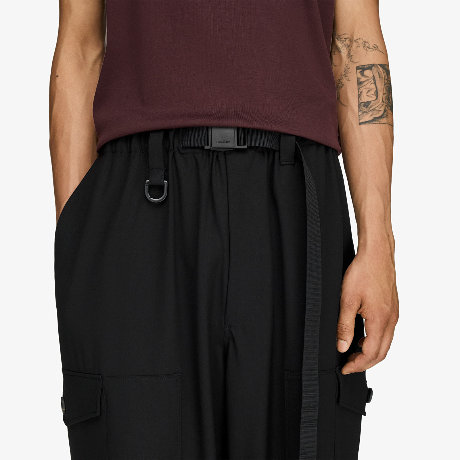 Pants Y-3 Wool Utility Pants Black