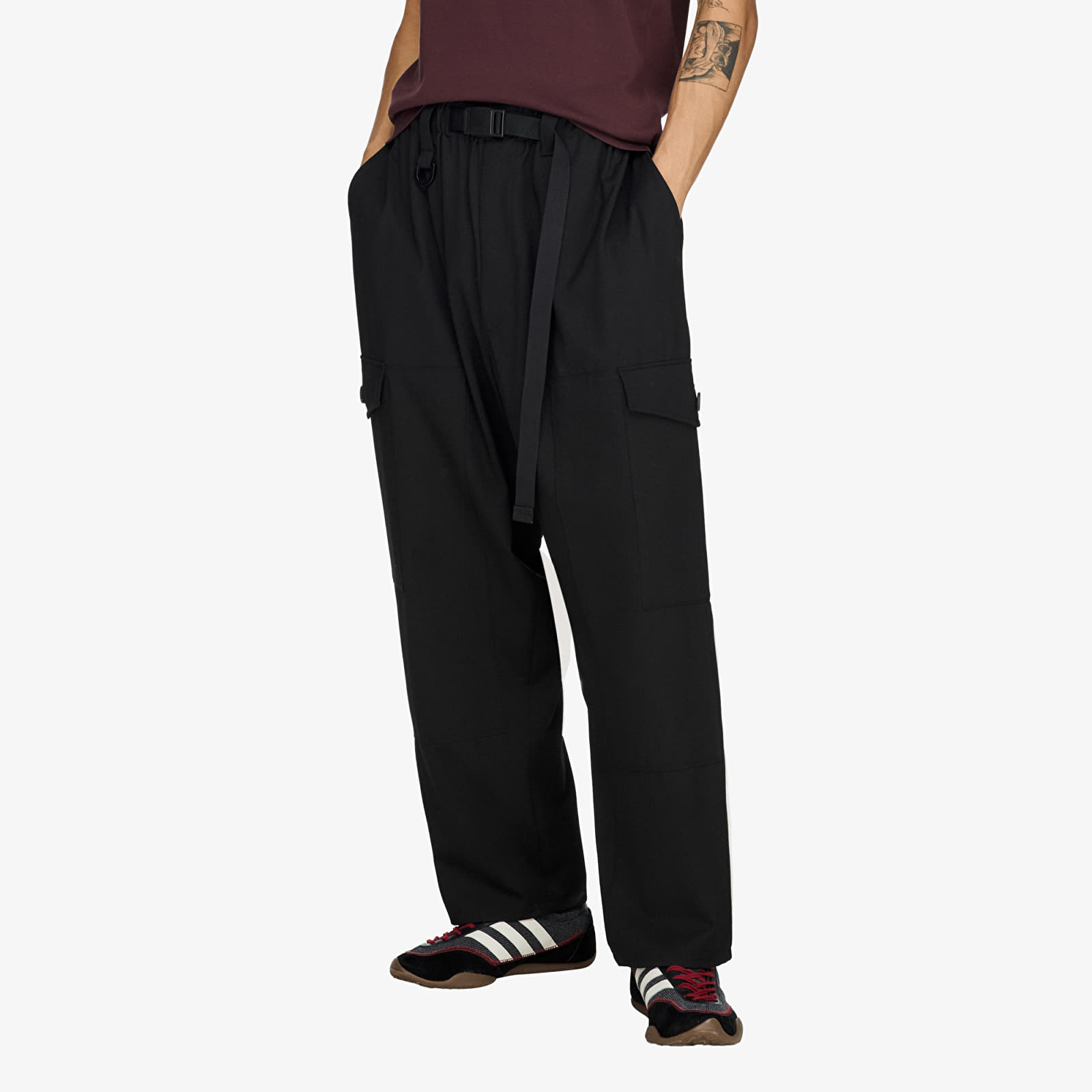 Pants Y-3 Wool Utility Pants Black
