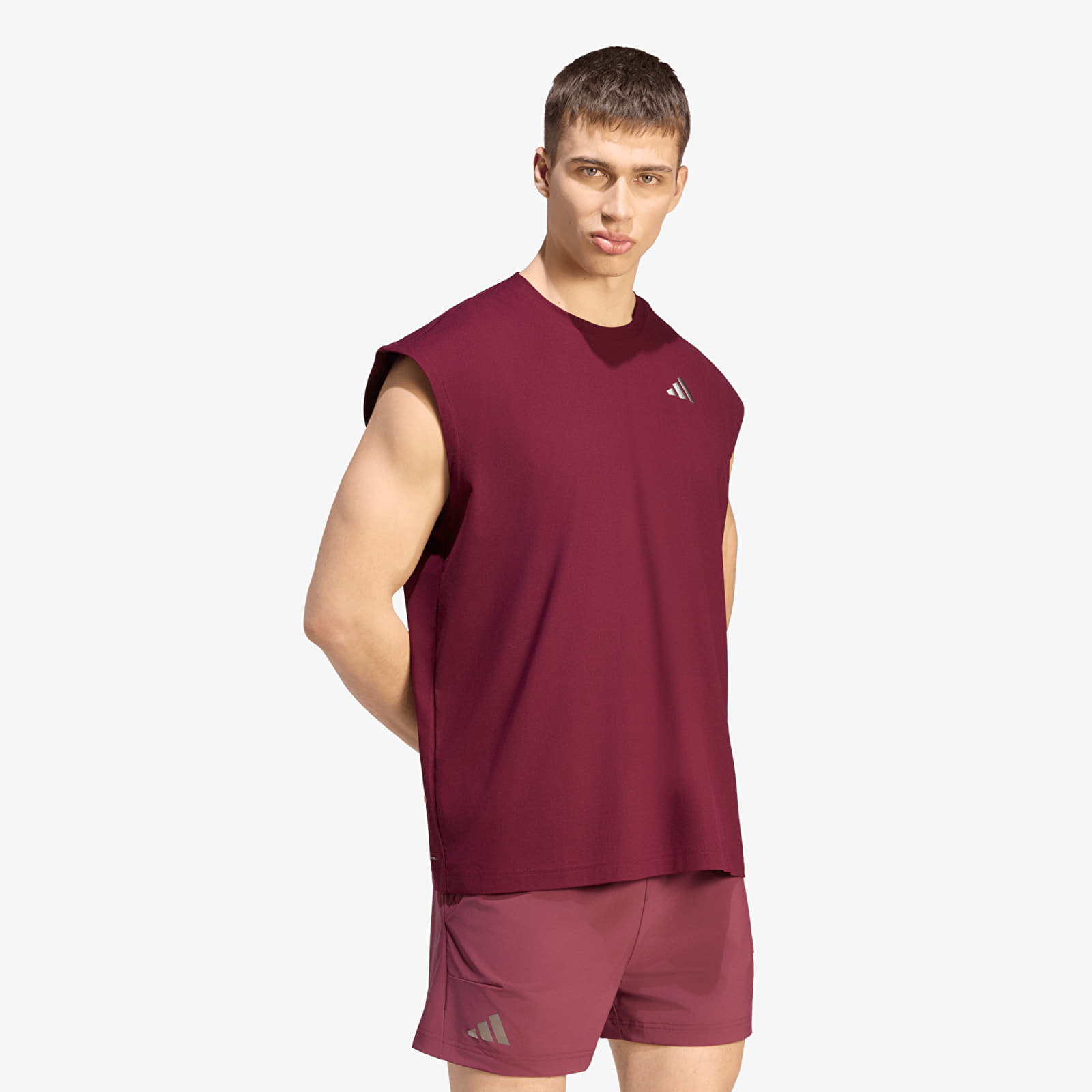 Tricouri  adidas Tennis Climacool+ Oversized Sleeveless T-Shirt Maroon