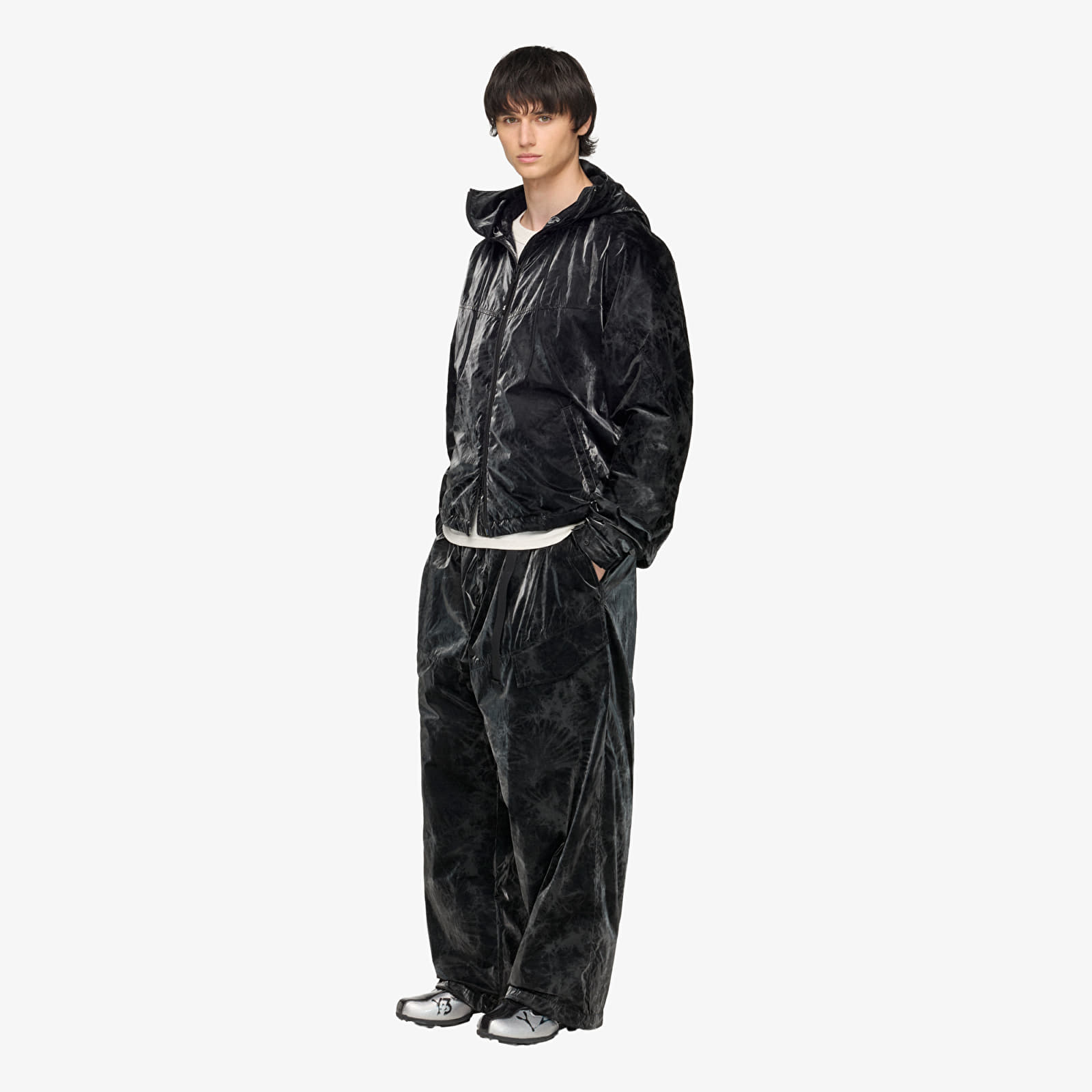 Μπουφάν Y-3 Marble Nylon Windbreaker Black