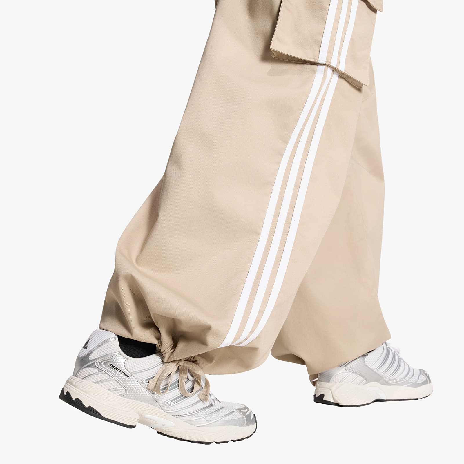 Штани adidas Firebird Adilenium Twill 3S Cargo Khaki Three/ White