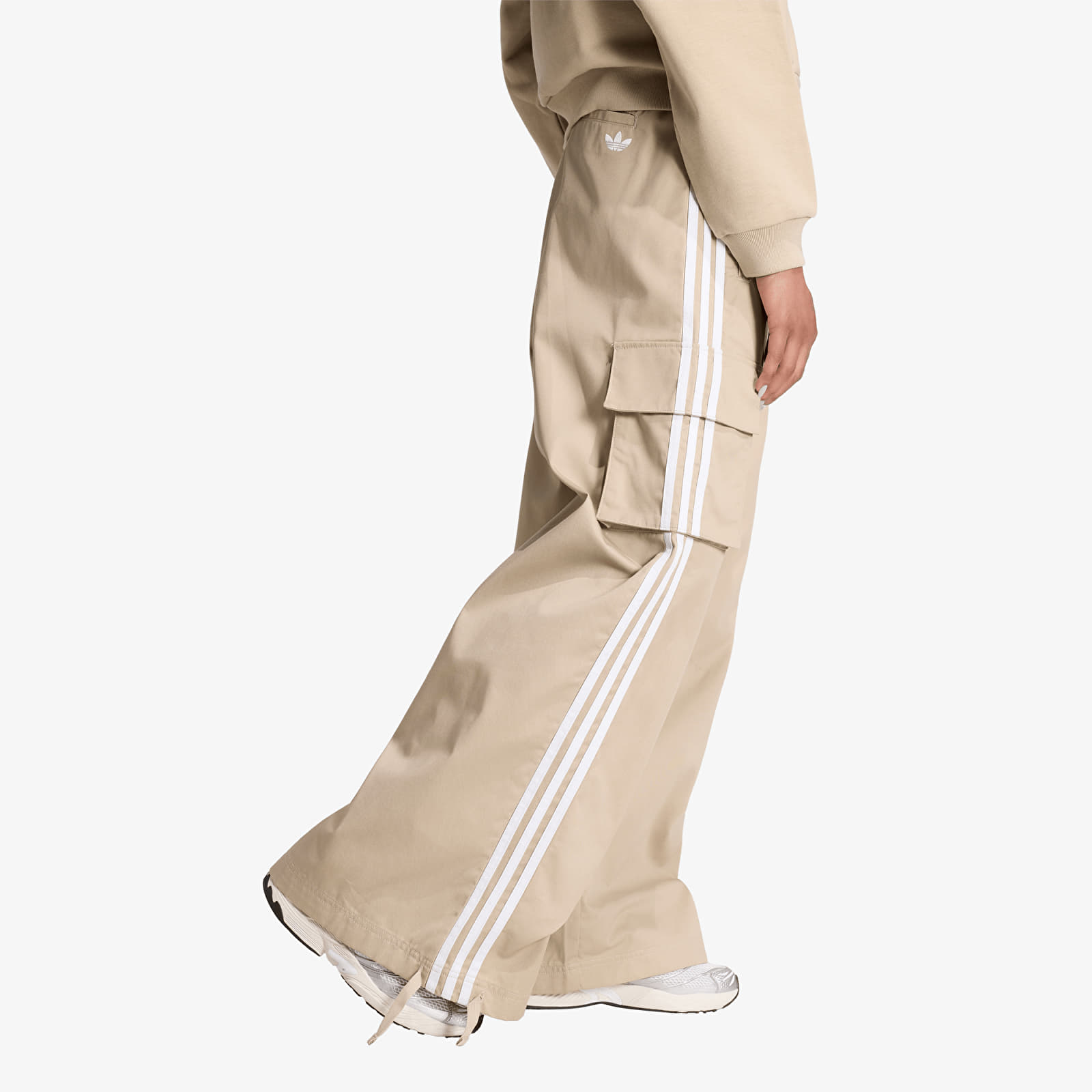 Штани adidas Firebird Adilenium Twill 3S Cargo Khaki Three/ White