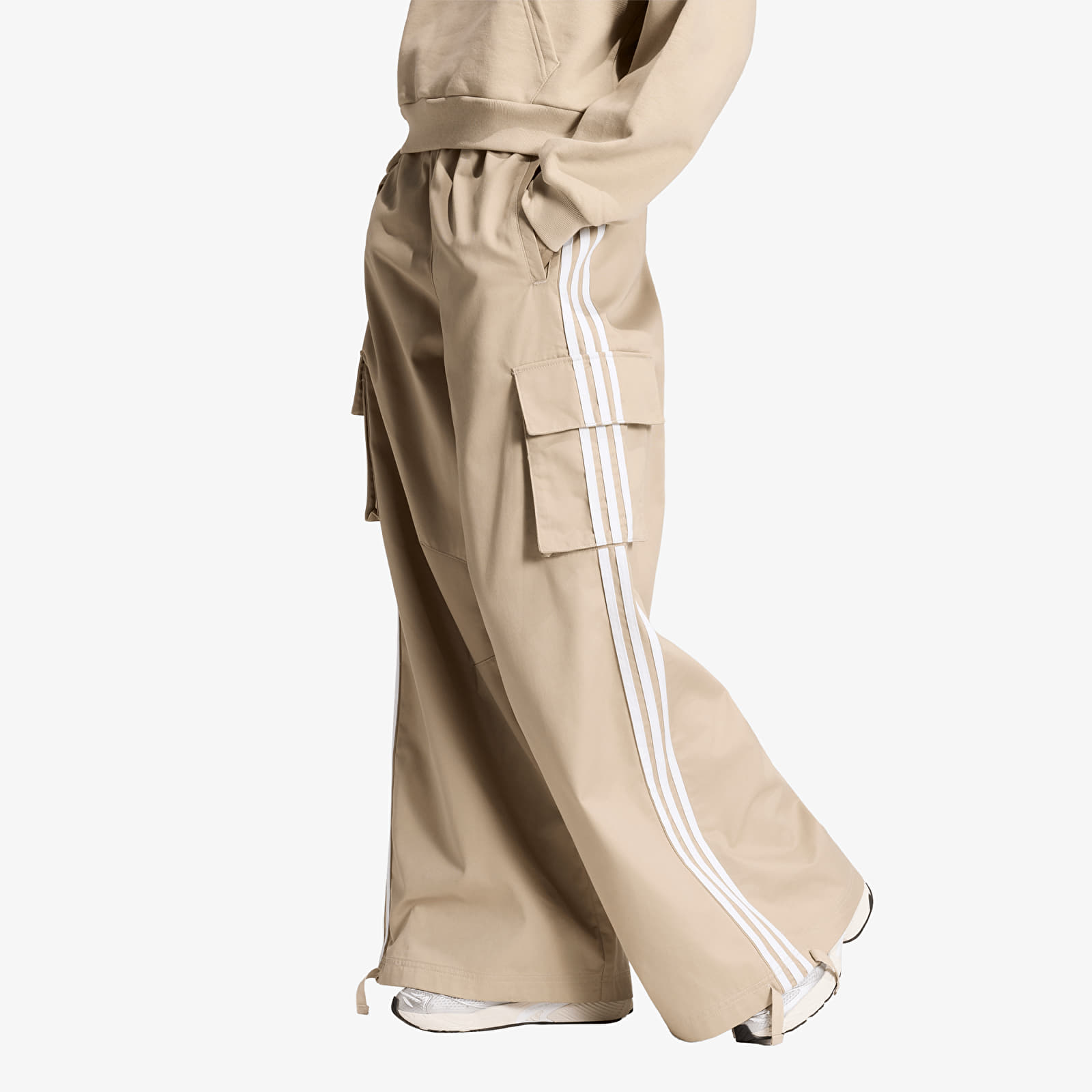 Штани adidas Firebird Adilenium Twill 3S Cargo Khaki Three/ White