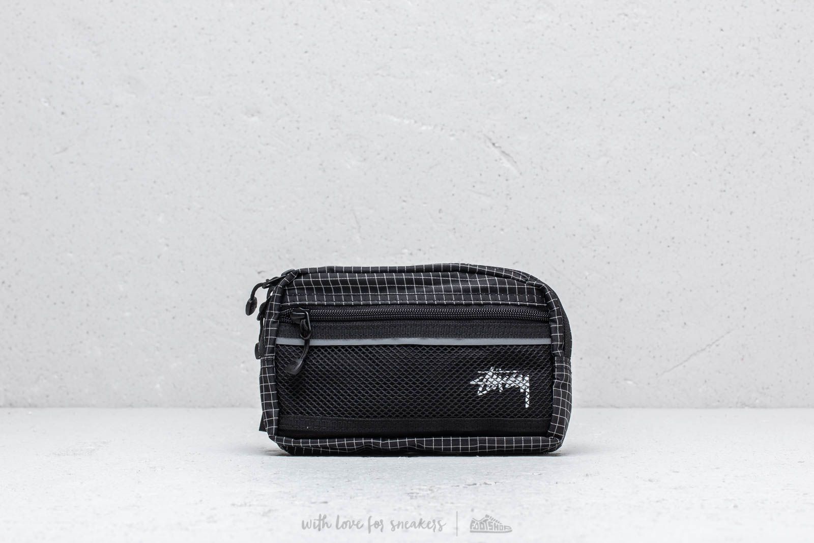 Torbe in nahrbtniki Stüssy Ripstop Nylon Waist Bag Black