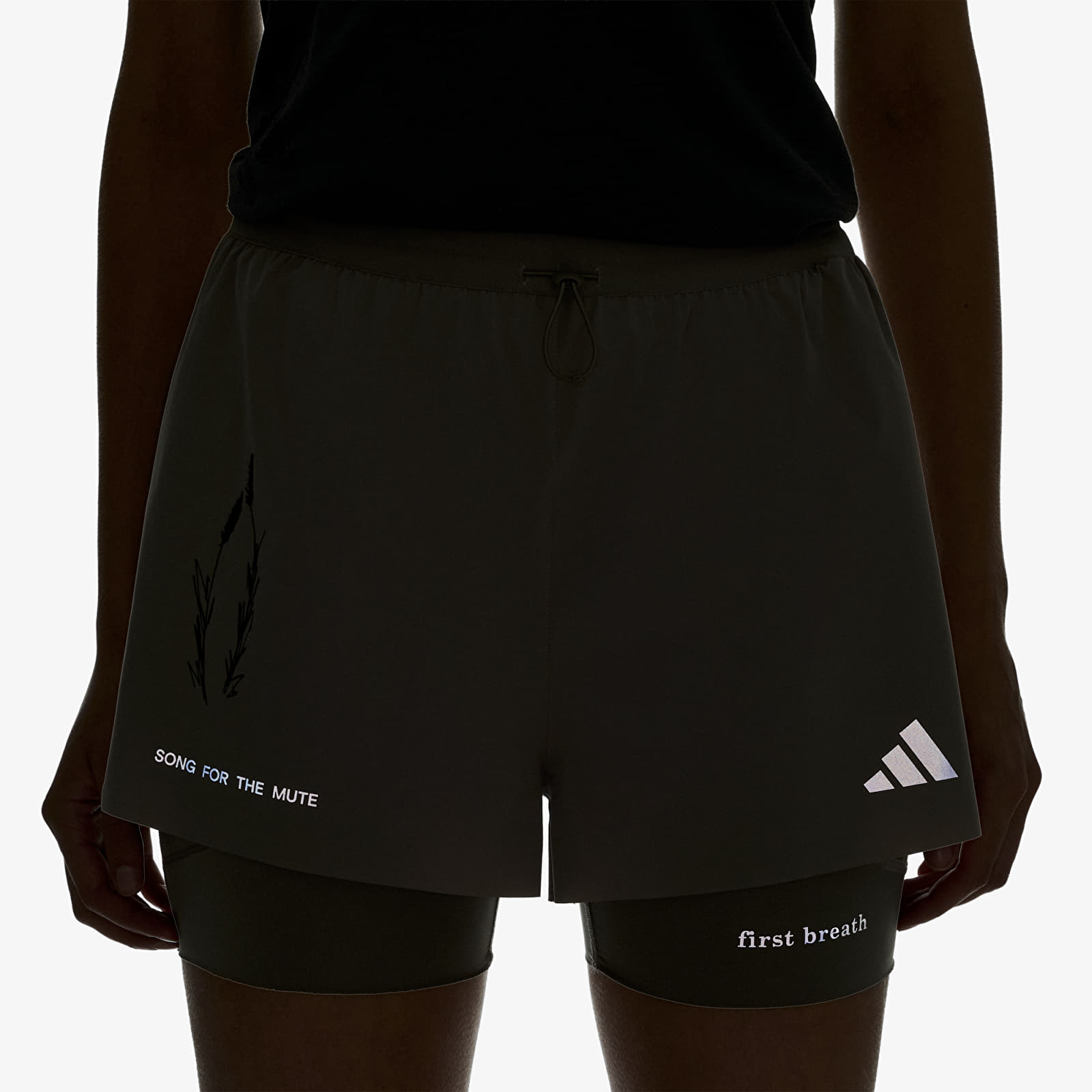 Shorts for kvinner adidas x Song For The Mute 2in1 Shorts Putty Beige