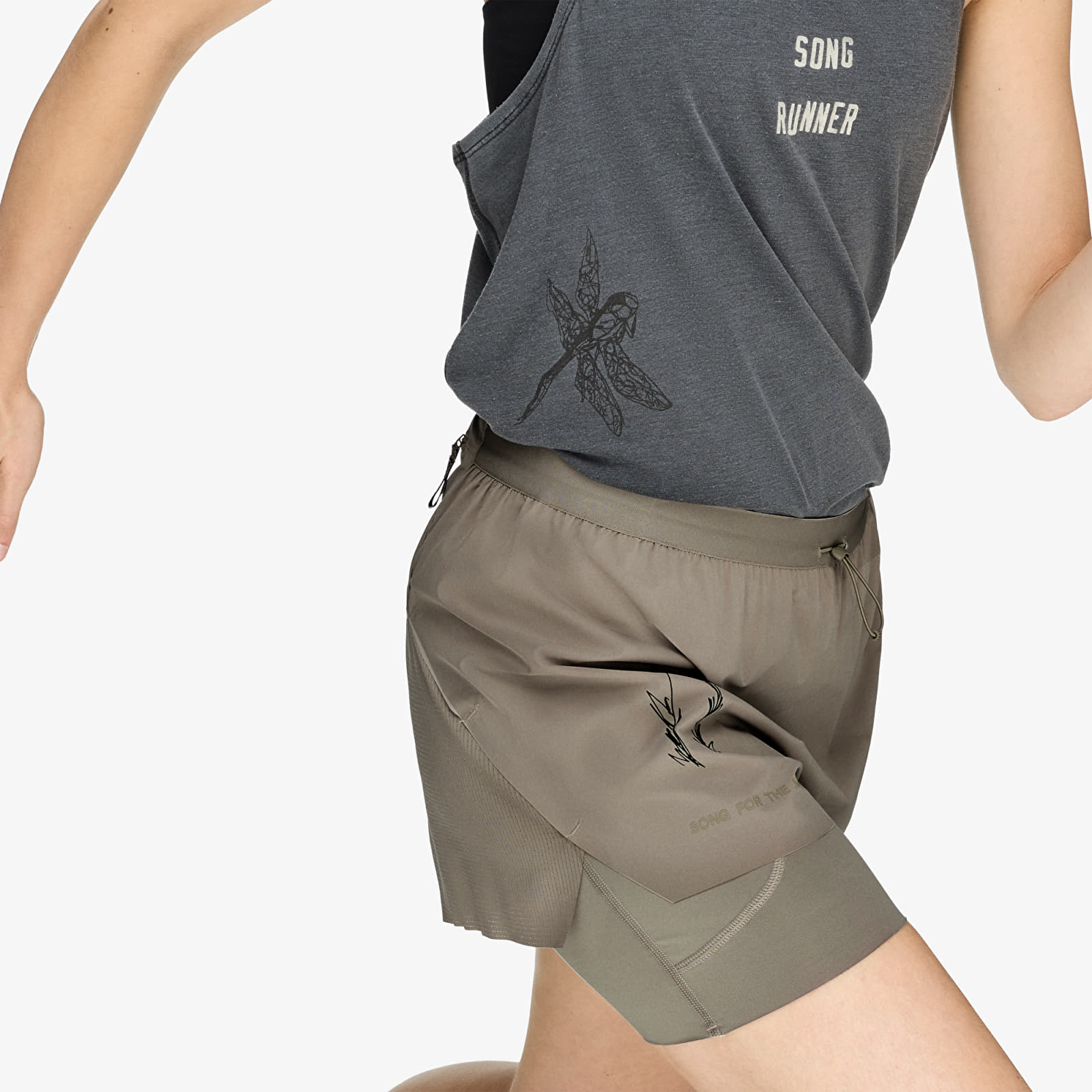 Shorts for kvinner adidas x Song For The Mute 2in1 Shorts Putty Beige