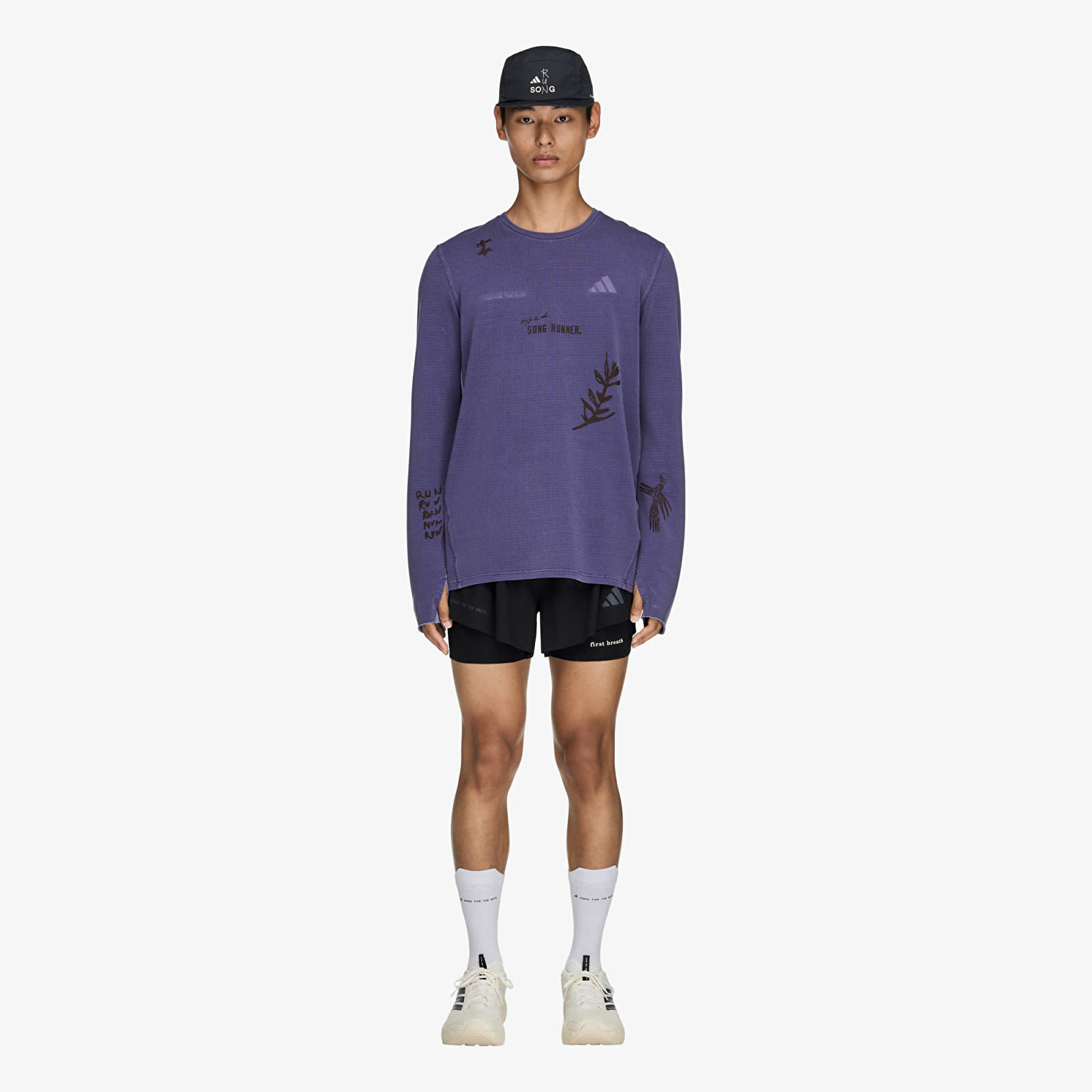 Shorts for menn adidas x Song For The Mute 2in1 Shorts Black