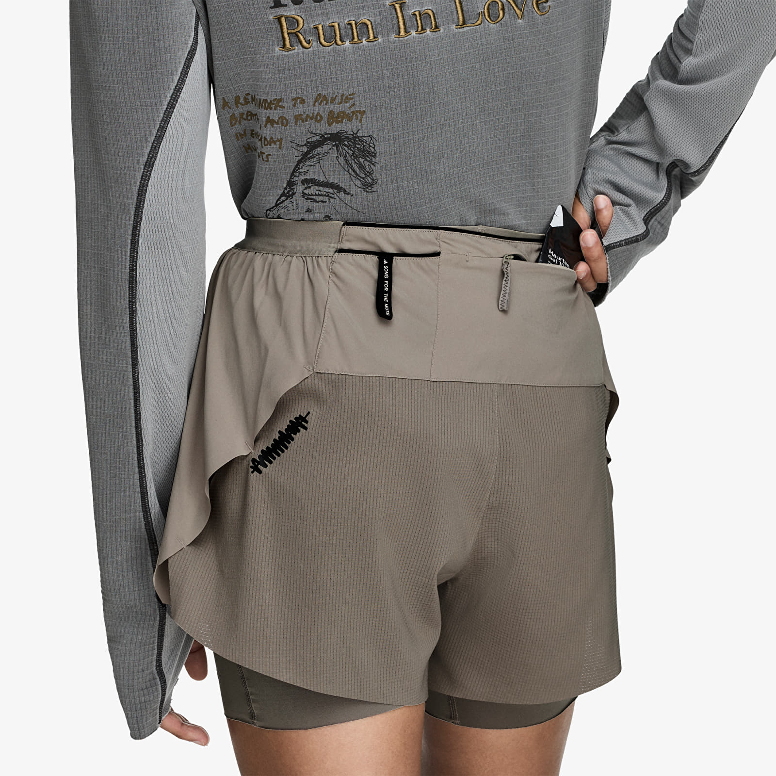 Calções de homem adidas x Song For The Mute 2in1 Shorts Putty Beige