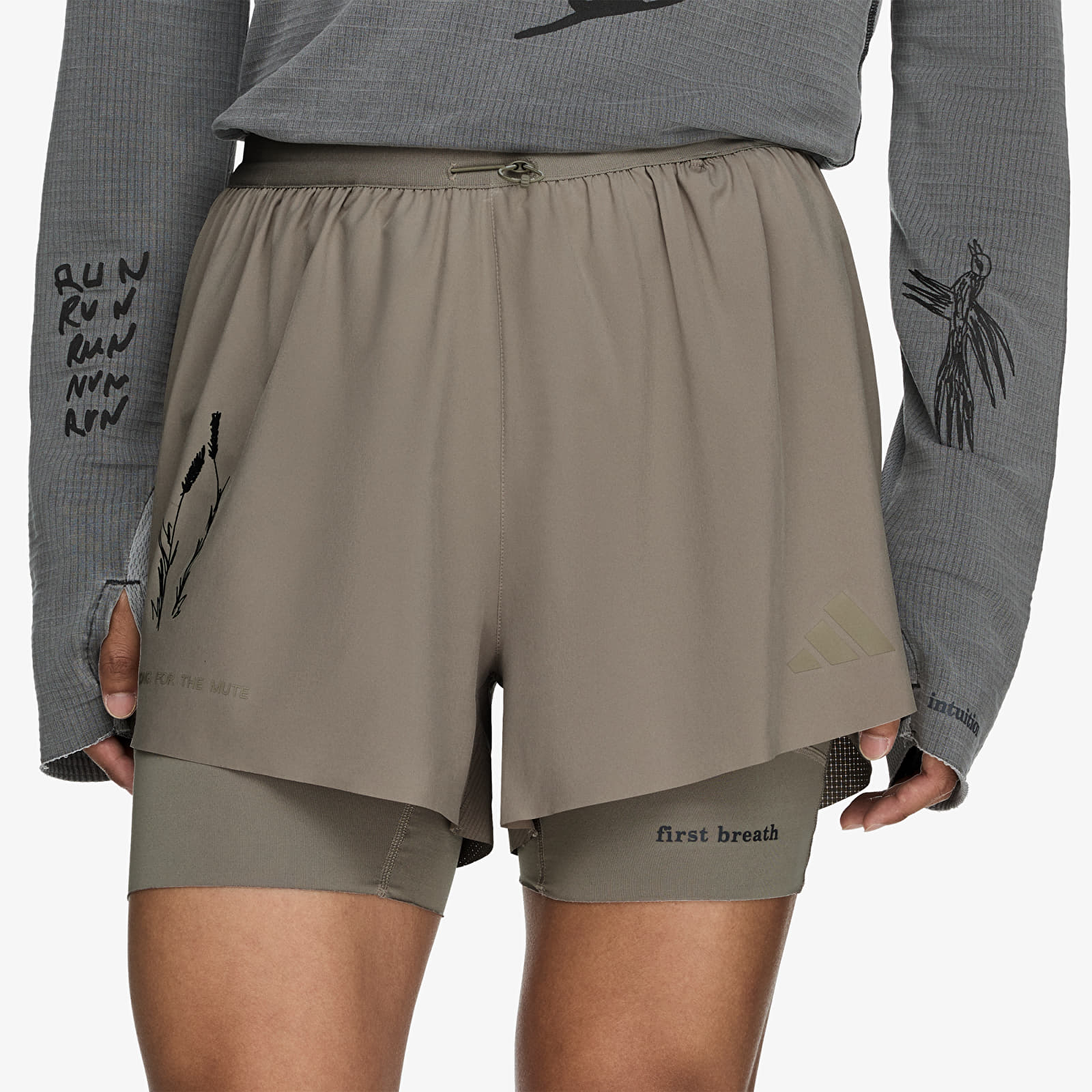 Calções de homem adidas x Song For The Mute 2in1 Shorts Putty Beige