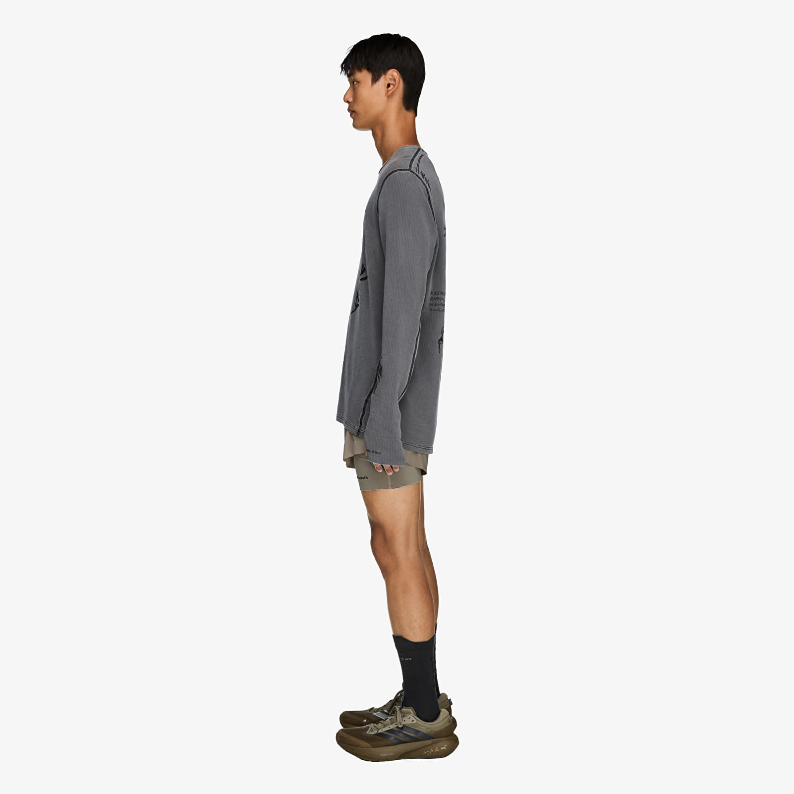 Calções de homem adidas x Song For The Mute 2in1 Shorts Putty Beige