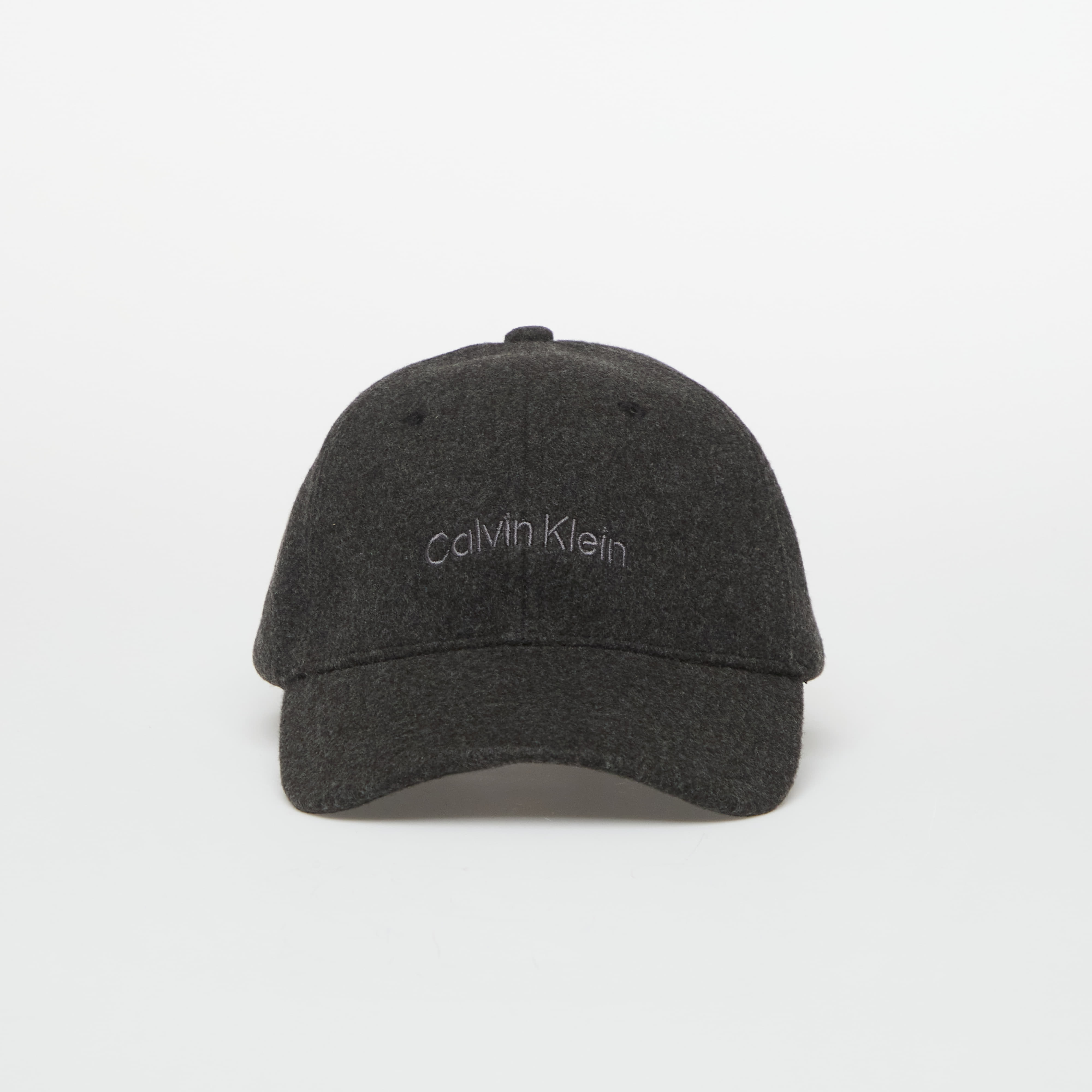 Cap Calvin Klein Embroidered Titlecase Logo Felt Black Heather OS